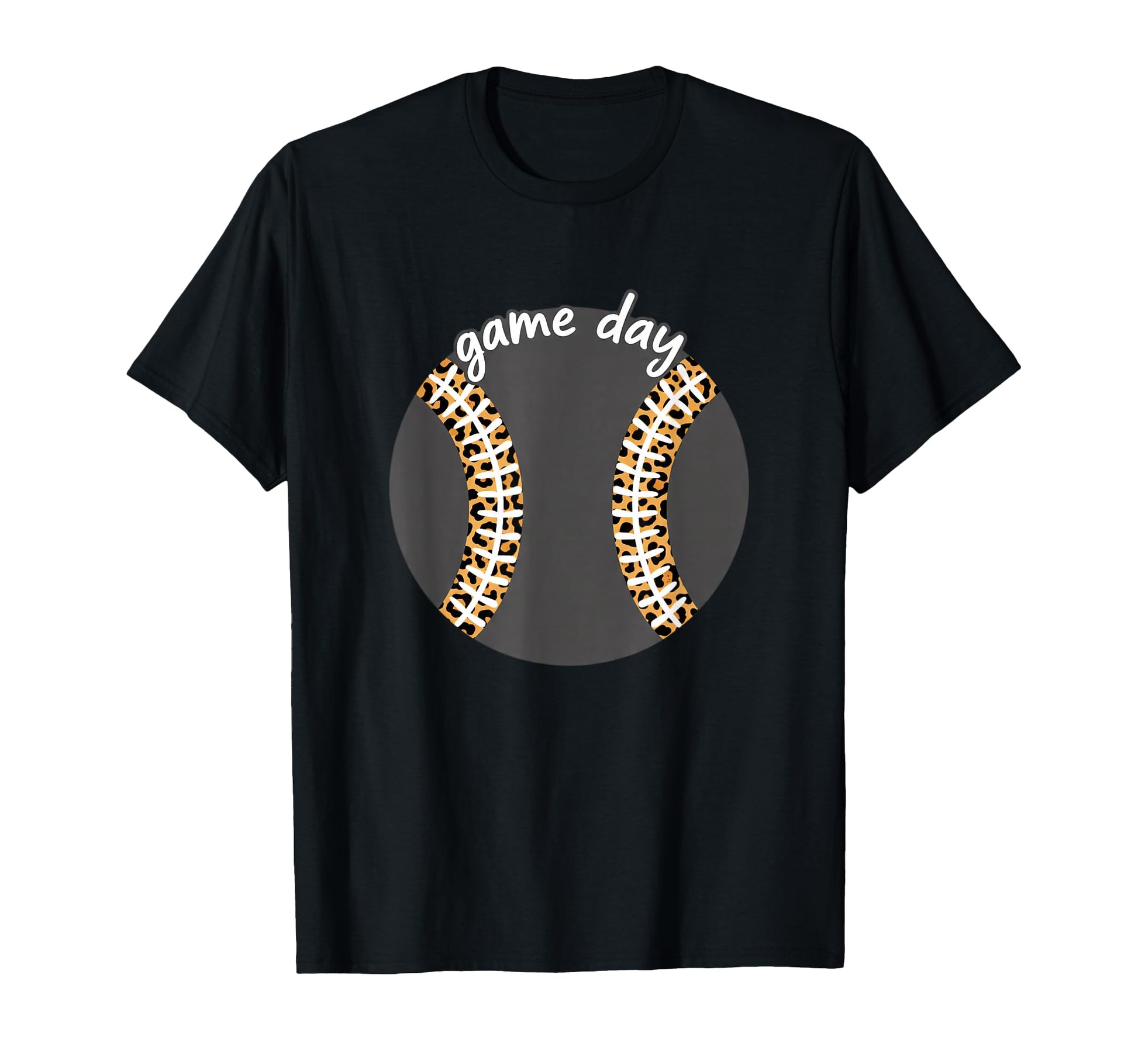 Game Day Baseball Mom Leopard T-Shirt - Aesthetic Graphic Men Women - T-Shirt, Sweatshirt, Hoodie