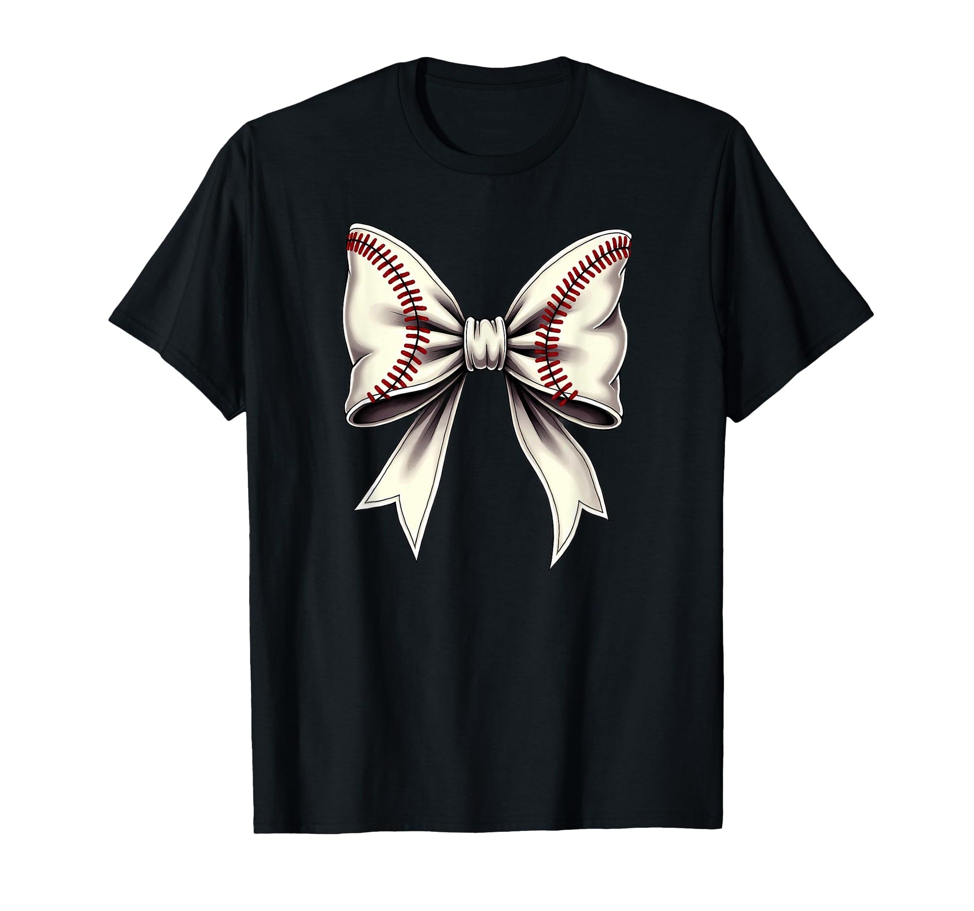 Baseball Coquette Bow Mommy T-Shirt - Novelty Apparel for Adults - T-Shirt, Sweatshirt, Hoodie