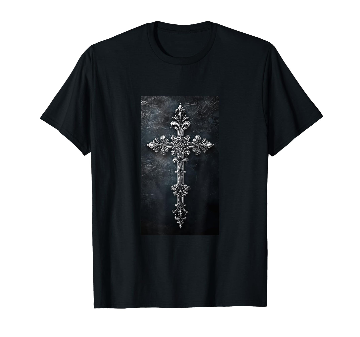 Gothic Cross Grunge Aesthetic Y2K T-Shirt - Casual Everyday Wear Men Women - T-Shirt, Sweatshirt, Hoodie