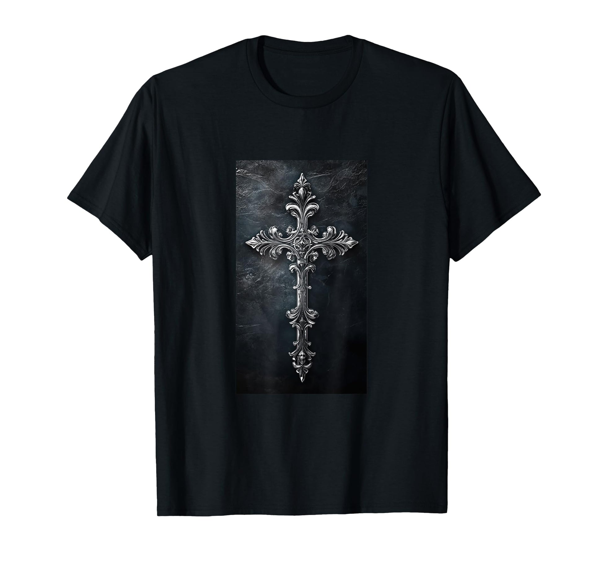 Gothic Cross Grunge Aesthetic Y2K T-Shirt - Casual Everyday Wear Men Women - T-Shirt, Sweatshirt, Hoodie