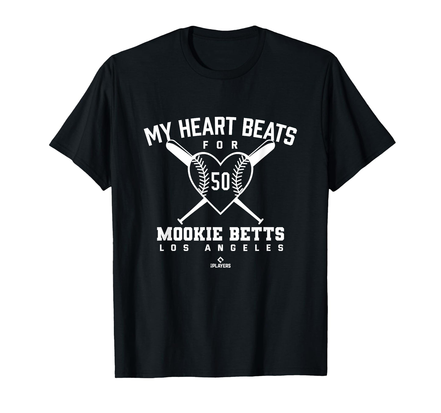 My Heart Beats Mookie Betts Baseball T-Shirt - Custom Art Print Unisex - T-Shirt, Sweatshirt, Hoodie