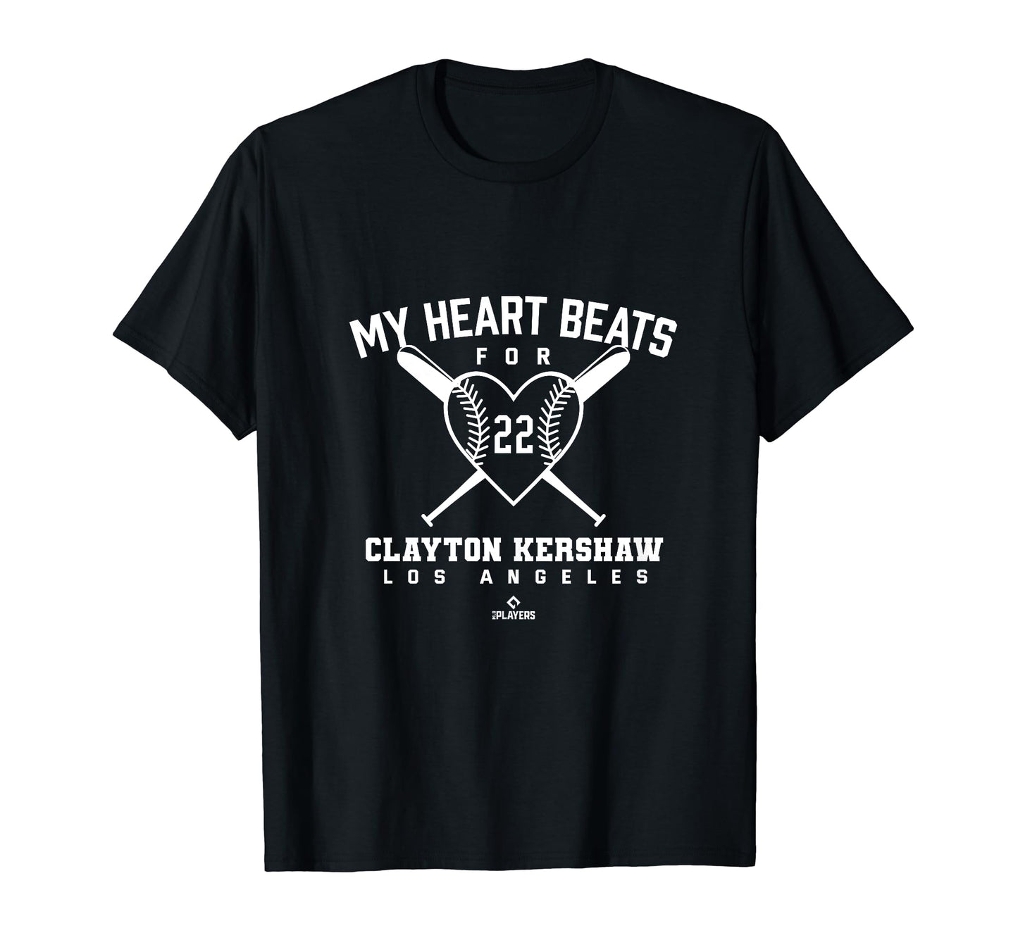 My Heart Beats Clayton Kershaw Baseball T-Shirt - Graphic Print for Adults - T-Shirt, Sweatshirt, Hoodie