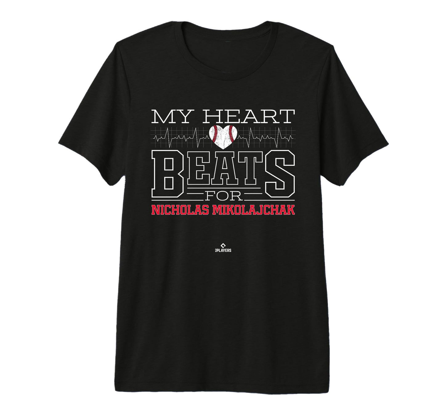 My Heart Beats Nicholas Mikolajchak T-Shirt - Minimalist Print for Adults - T-Shirt, Sweatshirt, Hoodie