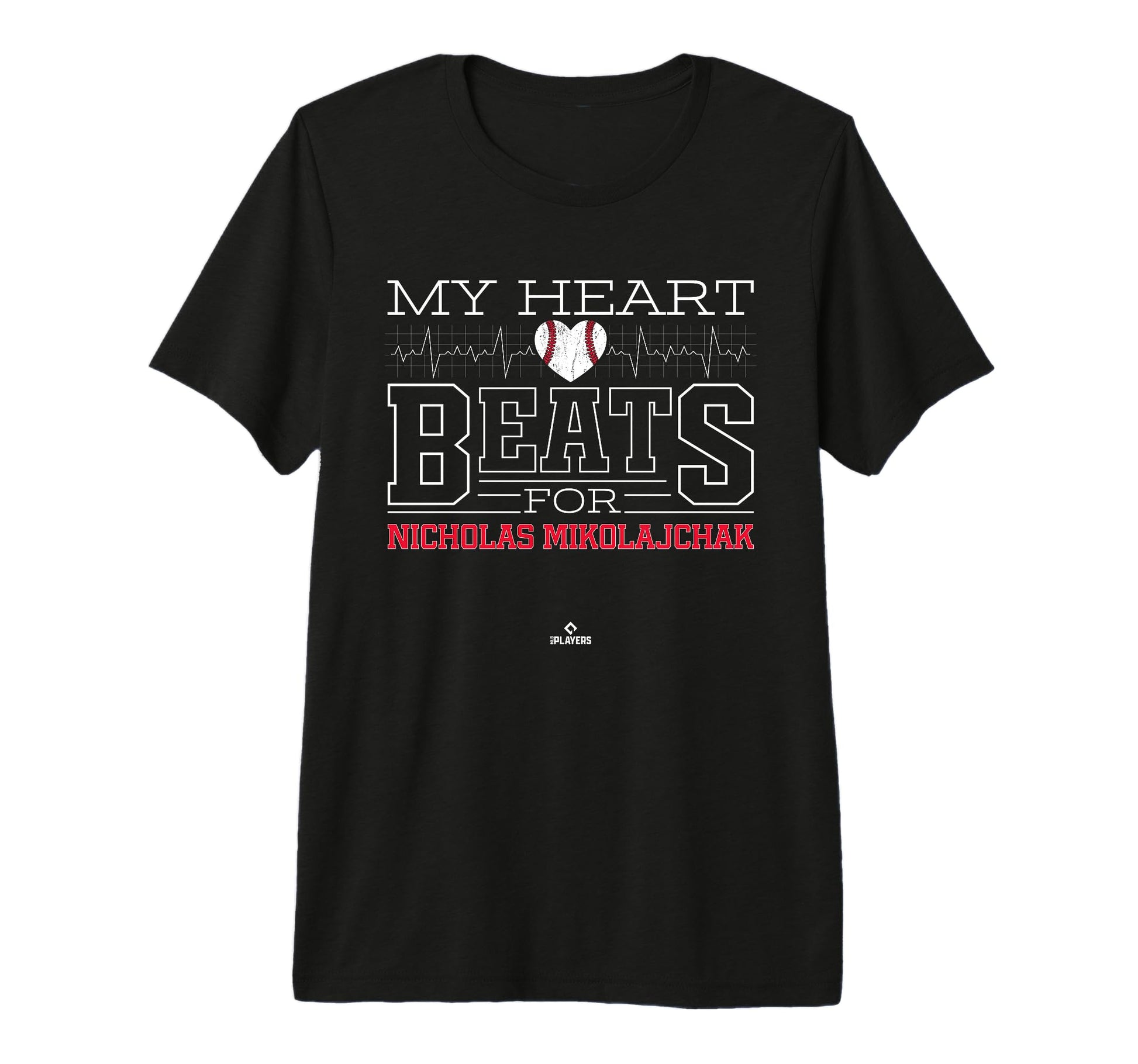 My Heart Beats Nicholas Mikolajchak T-Shirt - Minimalist Print for Adults - T-Shirt, Sweatshirt, Hoodie