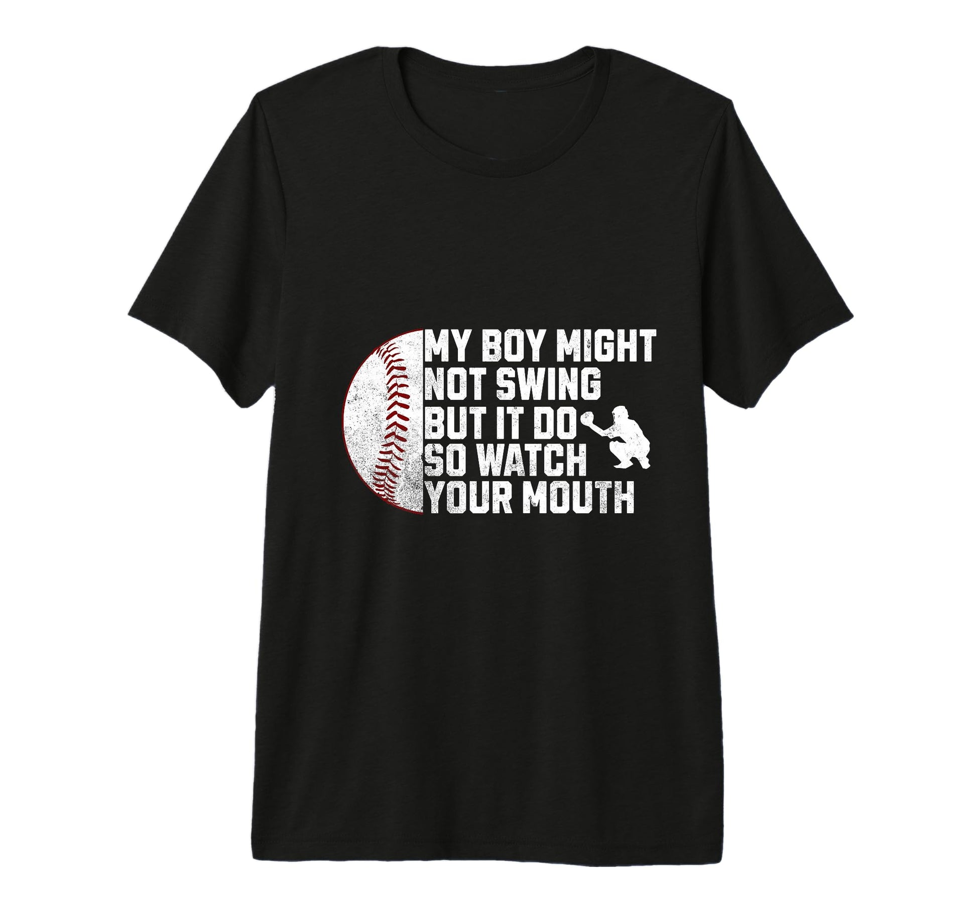 Protective Baseball Parent Funny Mother T-Shirt - Minimalist Print Unisex - T-Shirt, Sweatshirt, Hoodie