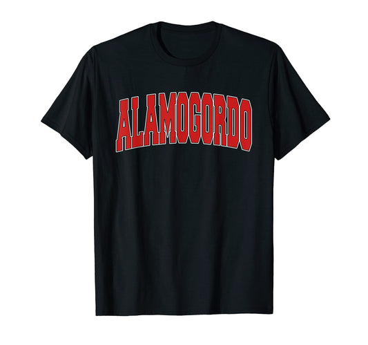 Alamogordo Nm New Mexico Varsity T-Shirt - Aesthetic Graphic for Adults - T-Shirt, Sweatshirt, Hoodie