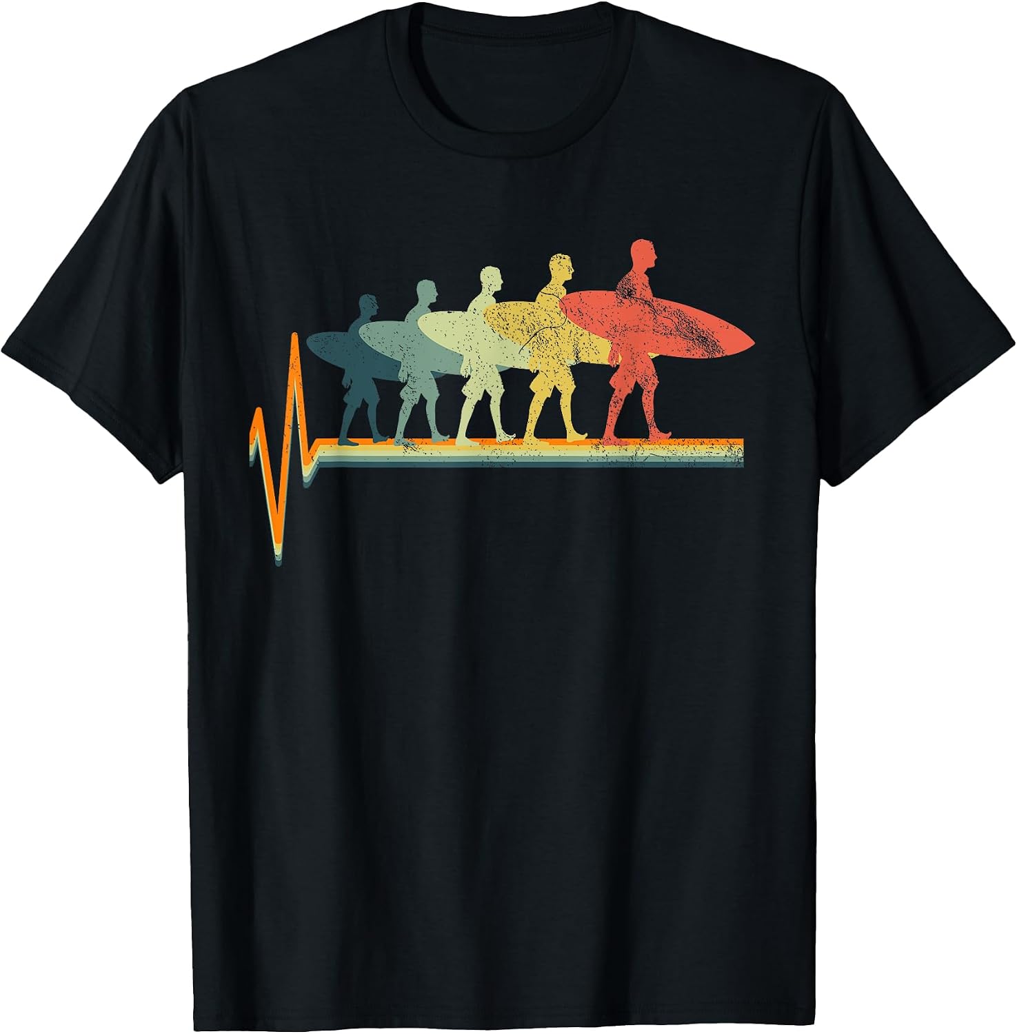 Retro Surfboard and Summer Gifts - Adult & Kids T-Shirts, Sweatshirts & Hoodies apparel design preview 1