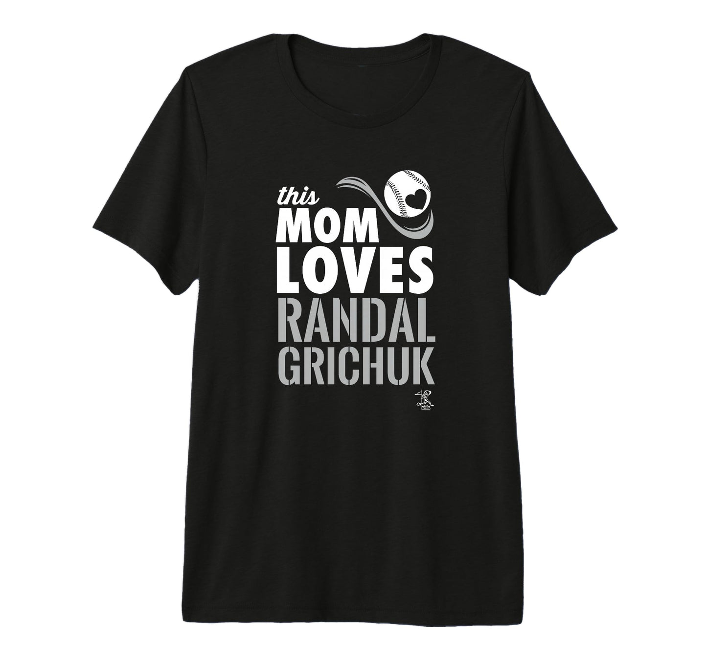 Randal Grichuk This Mom Loves Tri Blend T-Shirt - Fun Novelty Design Unisex - T-Shirt, Sweatshirt, Hoodie