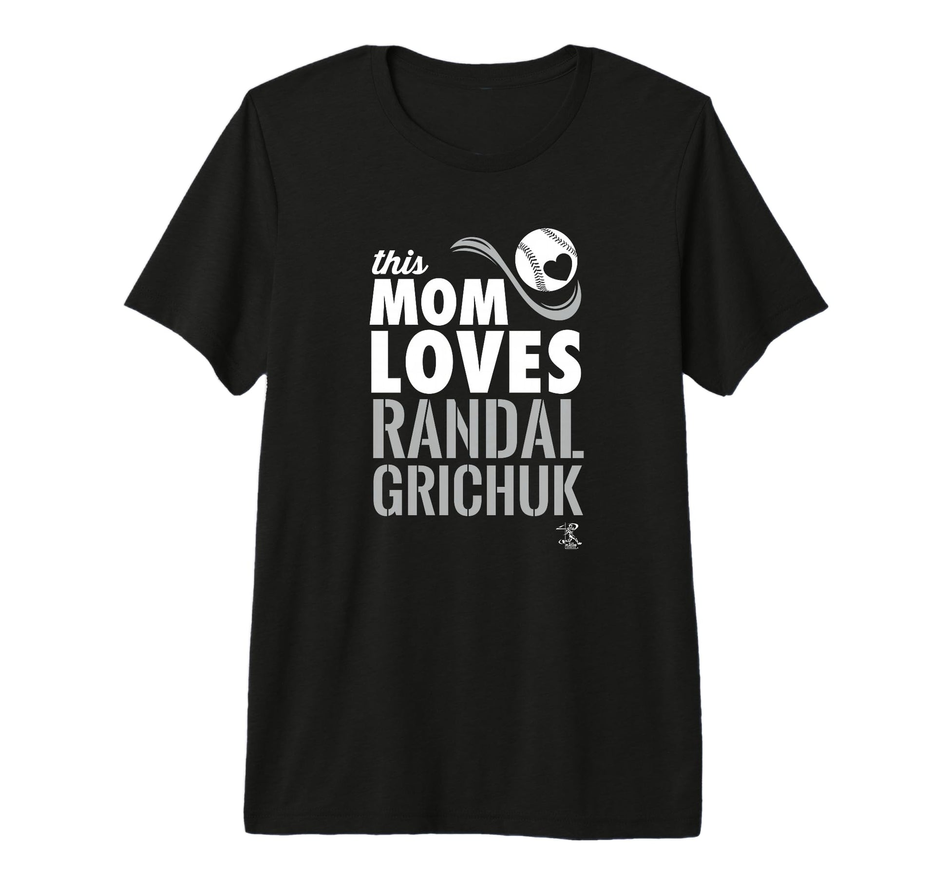 Randal Grichuk This Mom Loves Tri Blend T-Shirt - Fun Novelty Design Unisex - T-Shirt, Sweatshirt, Hoodie