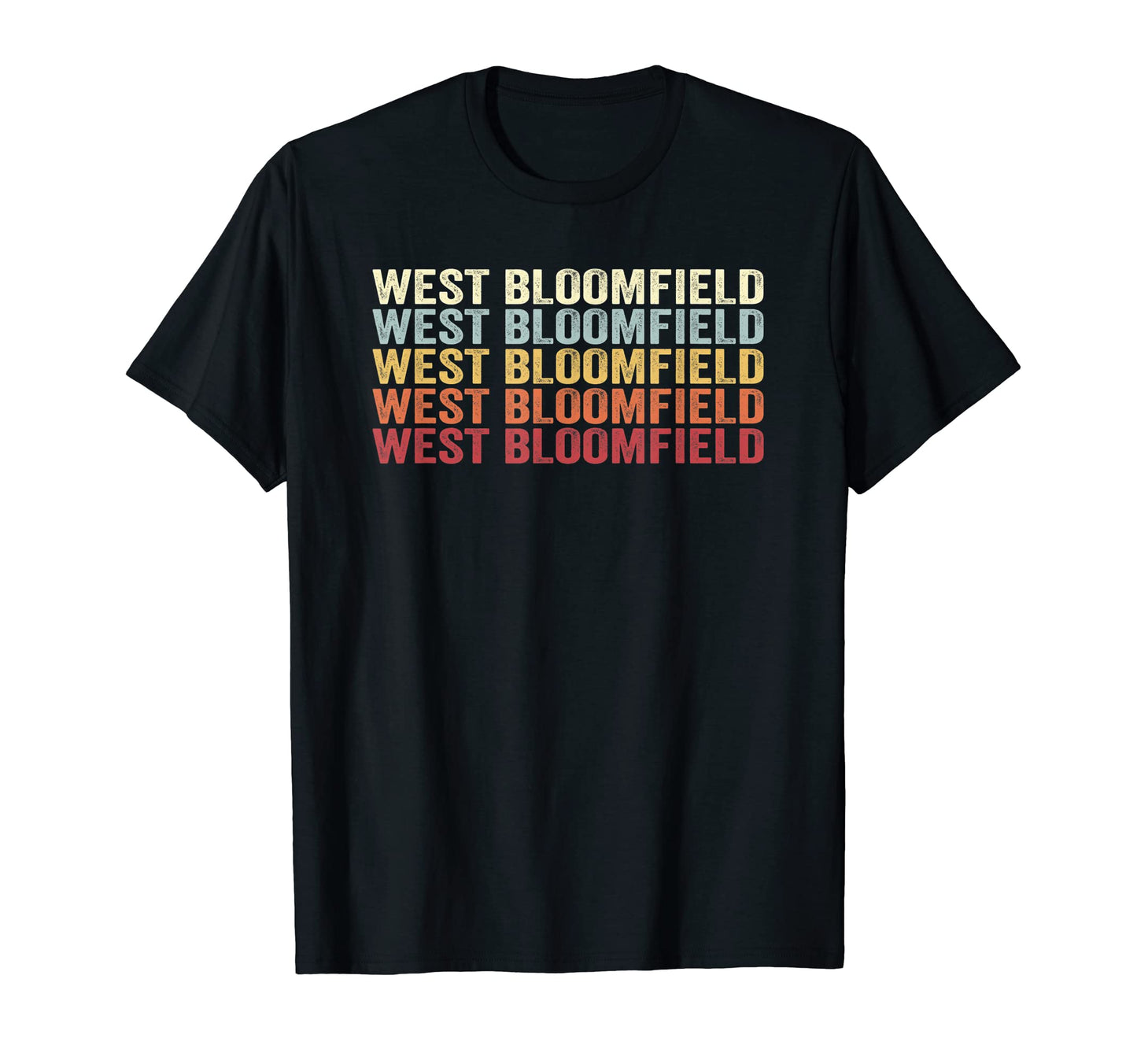 West Bloomfield Michigan West T-Shirt - Aesthetic Graphic Men Women - T-Shirt, Sweatshirt, Hoodie