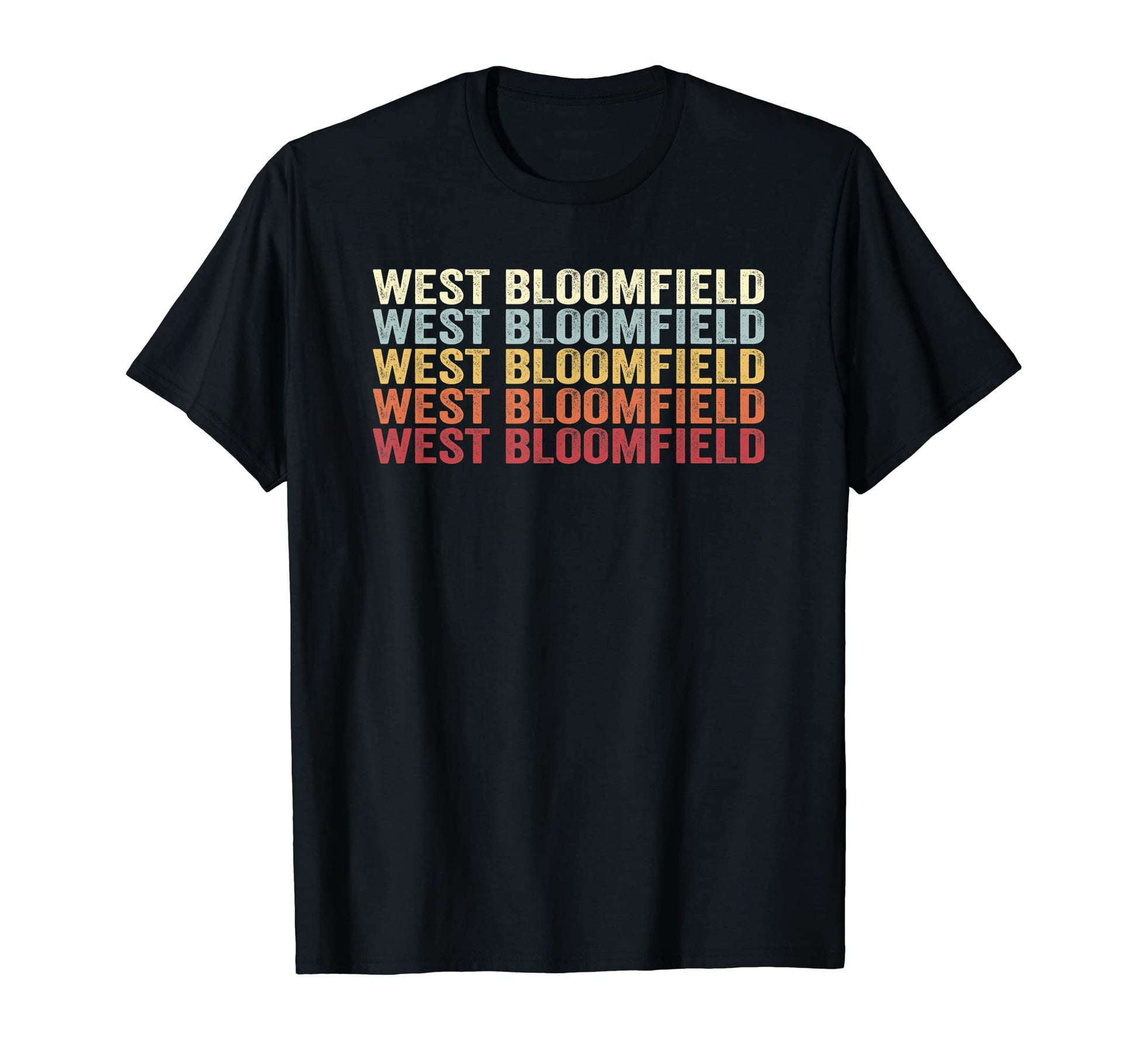 West Bloomfield Michigan West T-Shirt - Aesthetic Graphic Men Women - T-Shirt, Sweatshirt, Hoodie