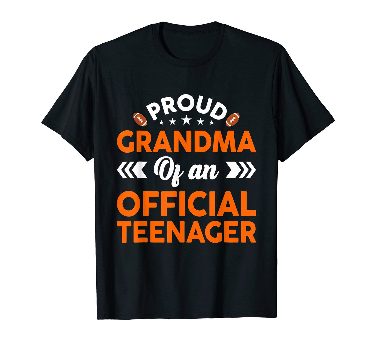 Proud Grandma Teenager Baseball 13Th T-Shirt - Minimalist Print Unisex - T-Shirt, Sweatshirt, Hoodie