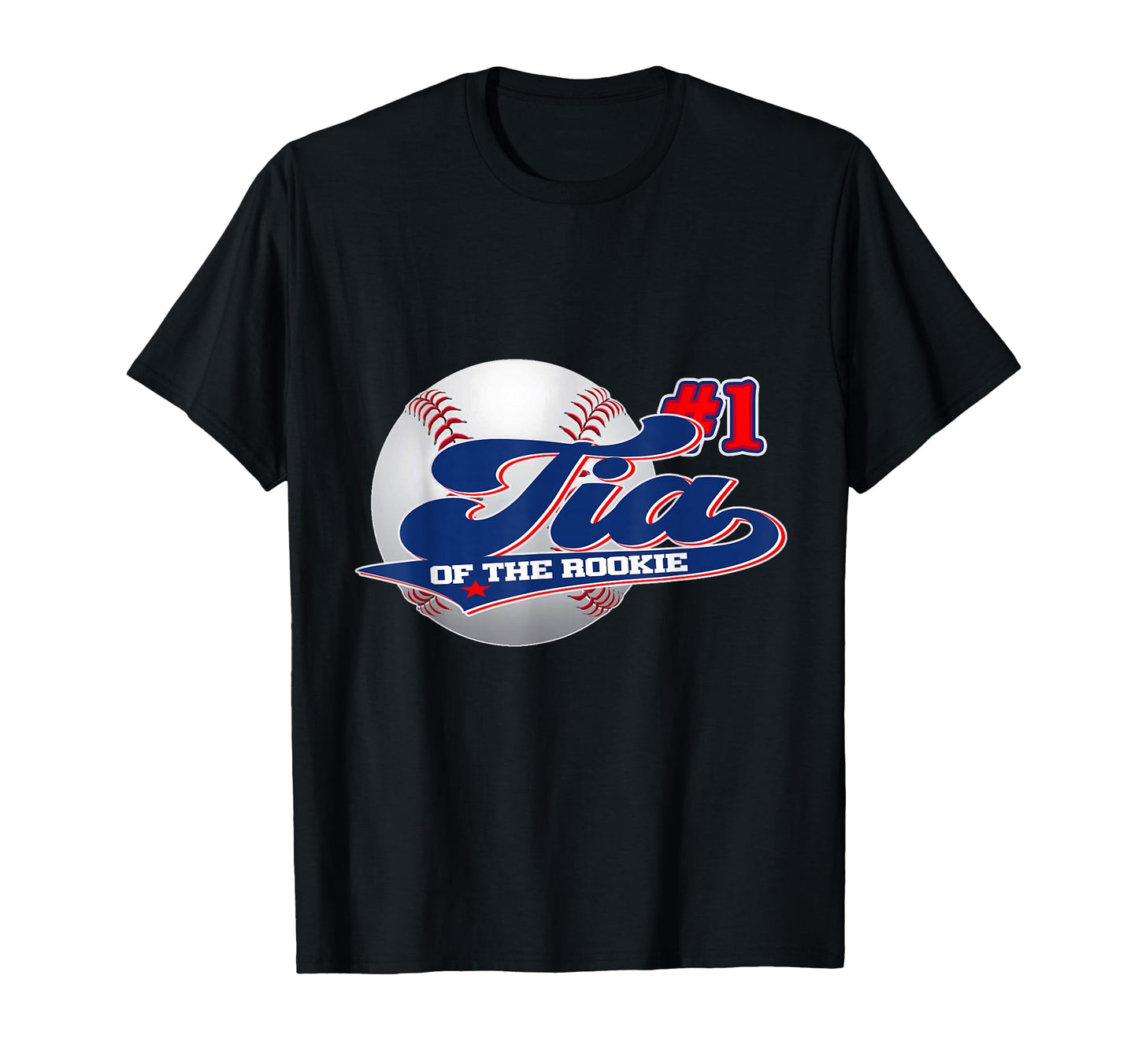 Tia Rookie Year 1St Birthday Baseball T-Shirt - Minimalist Print Unisex - T-Shirt, Sweatshirt, Hoodie