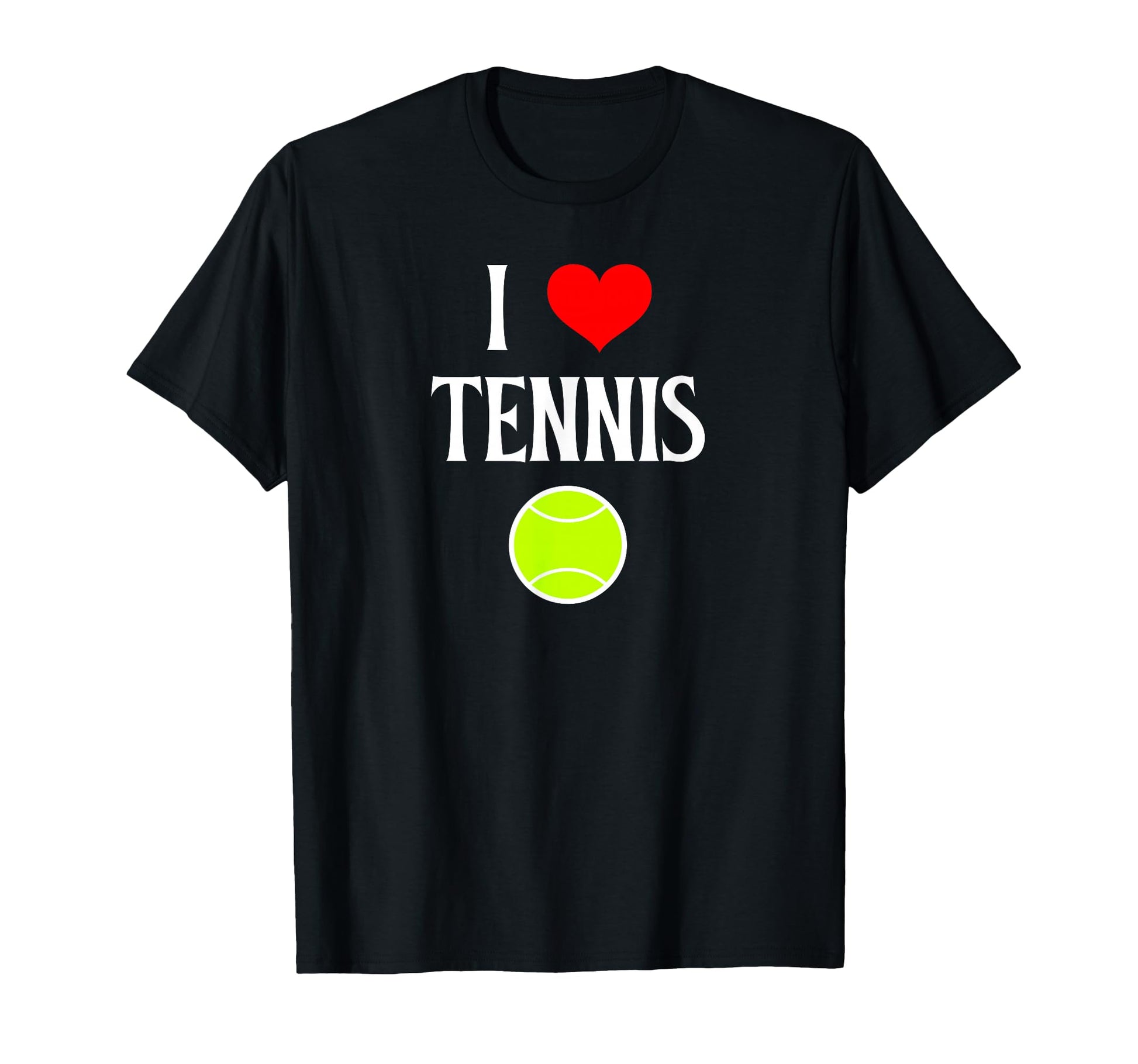I Love Tennis I Heart Tennis Funny T-Shirt - Aesthetic Graphic Men Women - T-Shirt, Sweatshirt, Hoodie