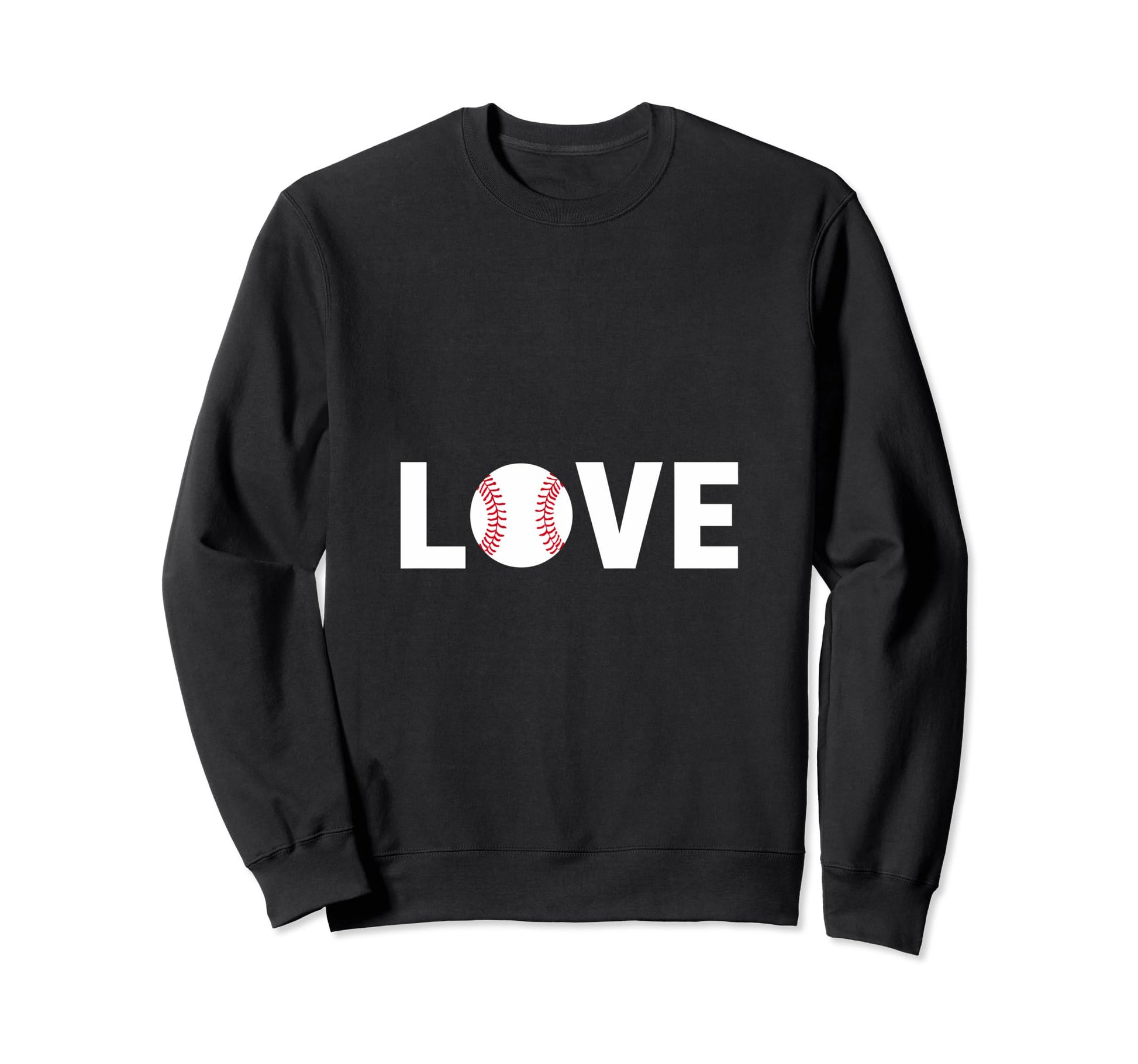 Love Baseball Sweatshirt - Unique Graphic Men Women - T-Shirt, Sweatshirt, Hoodie