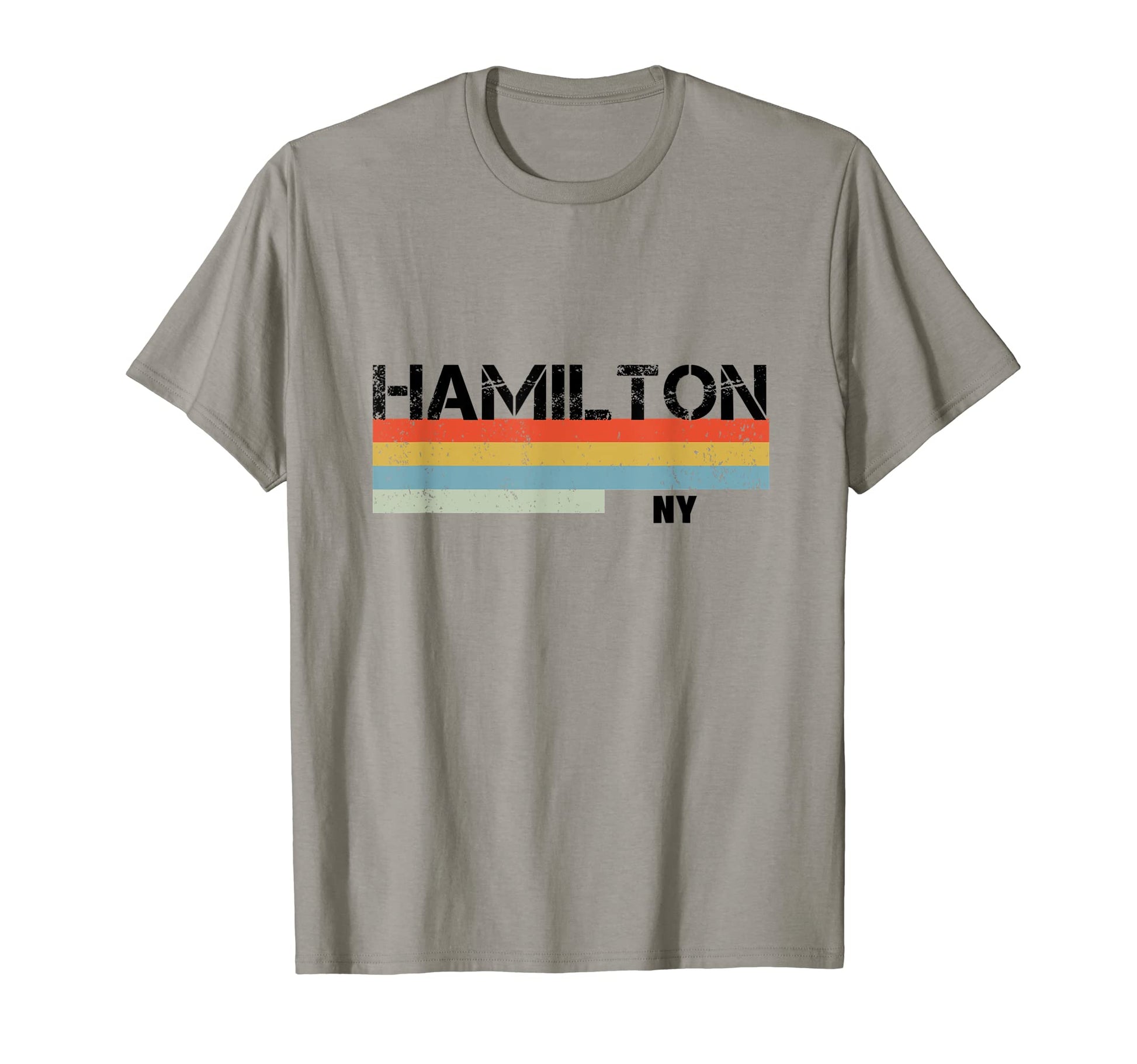 Hamilton City 1980S Stripes T-Shirt - Streetwear Style Unisex - T-Shirt, Sweatshirt, Hoodie