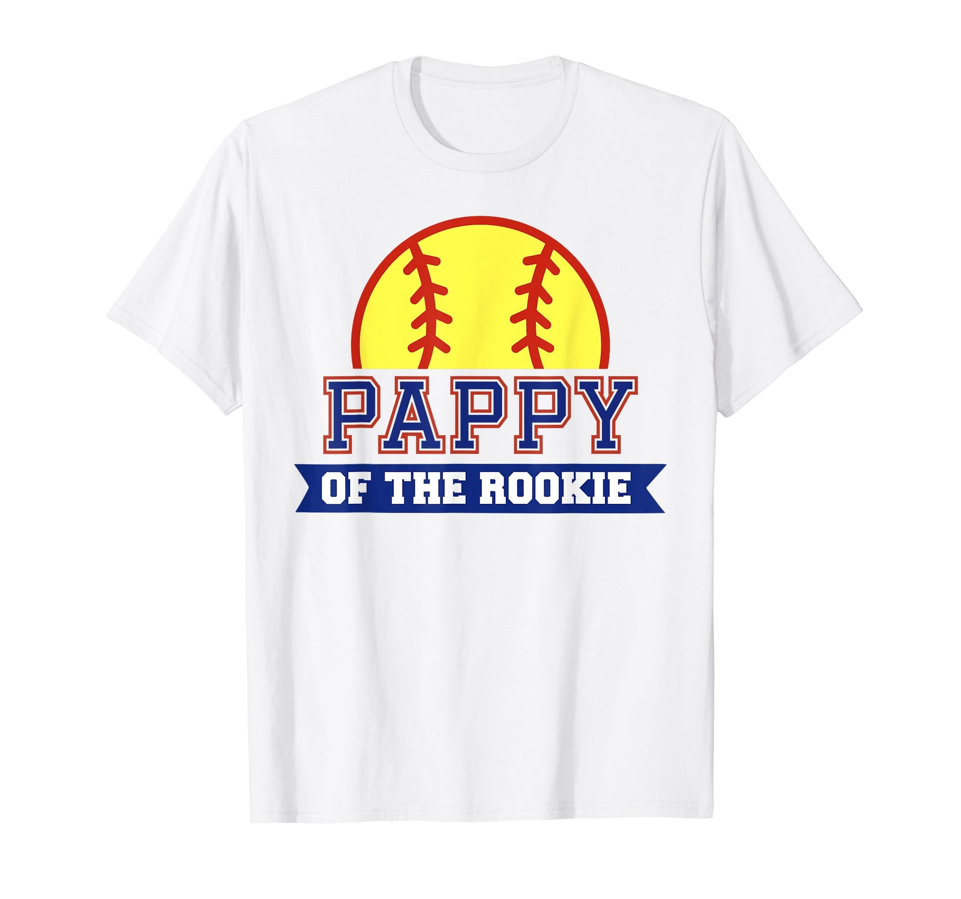 Pappy Rookie 1St Birthday Softball T-Shirt - Unique Graphic for Adults - T-Shirt, Sweatshirt, Hoodie