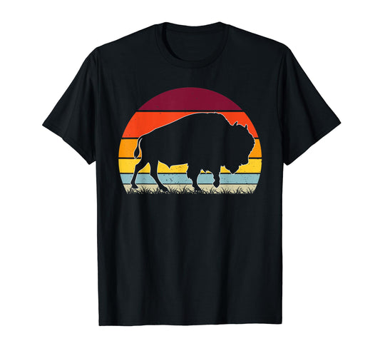 American Bison Lover National Park T-Shirt - Fun Novelty Design Men Women - T-Shirt, Sweatshirt, Hoodie