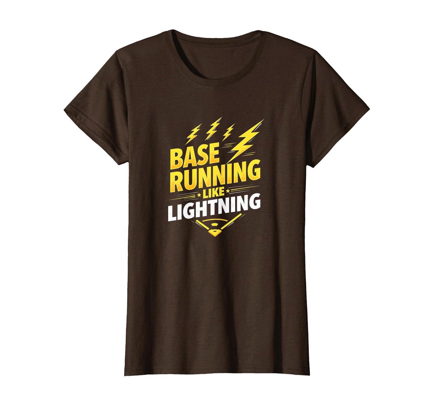 Base Running Like Lightning Baseball T-Shirt - Casual Everyday Wear Unisex - T-Shirt, Sweatshirt, Hoodie