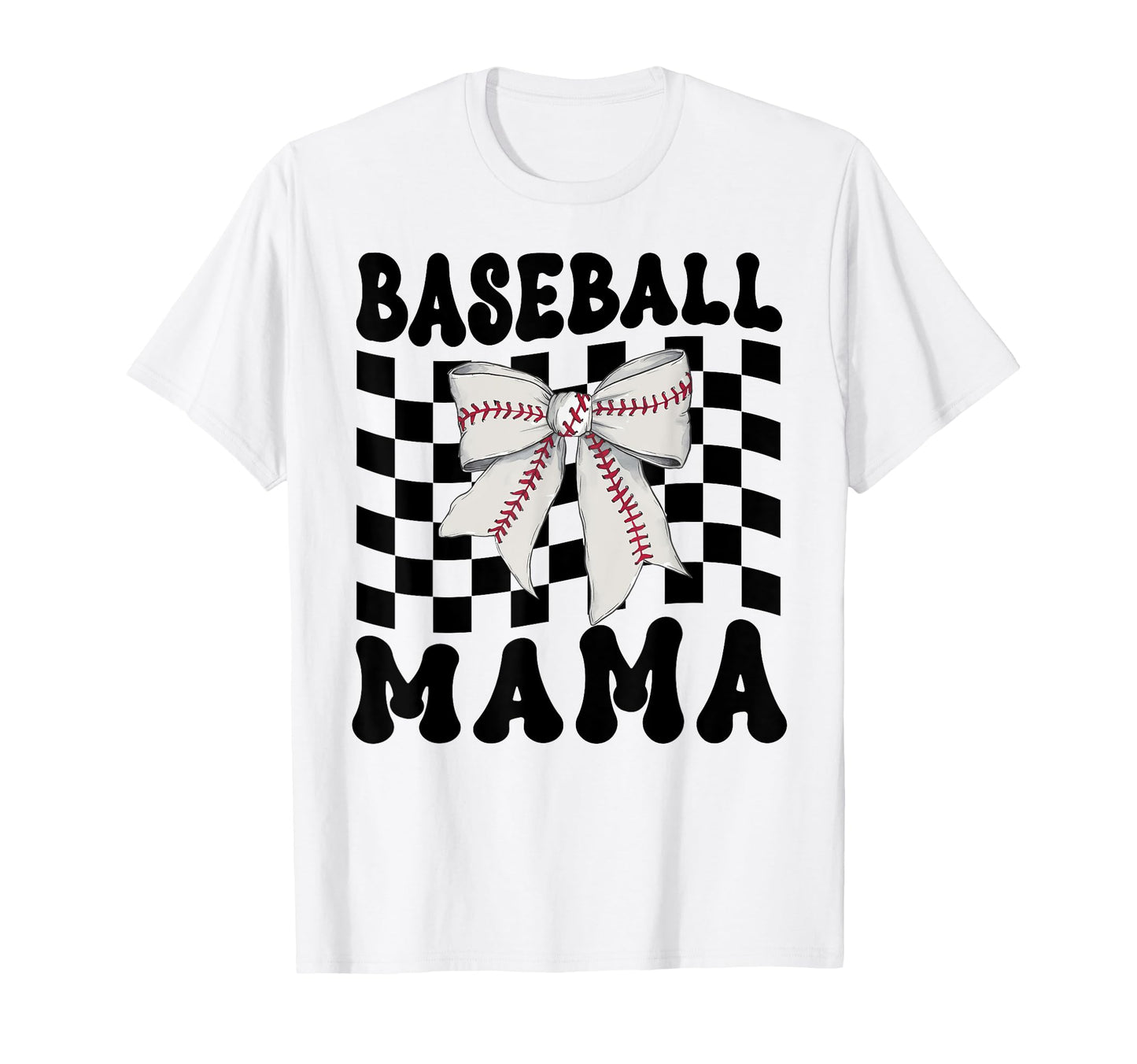 Baseball Mama Coquette Bow Game Day T-Shirt - Unique Graphic Men Women - T-Shirt, Sweatshirt, Hoodie