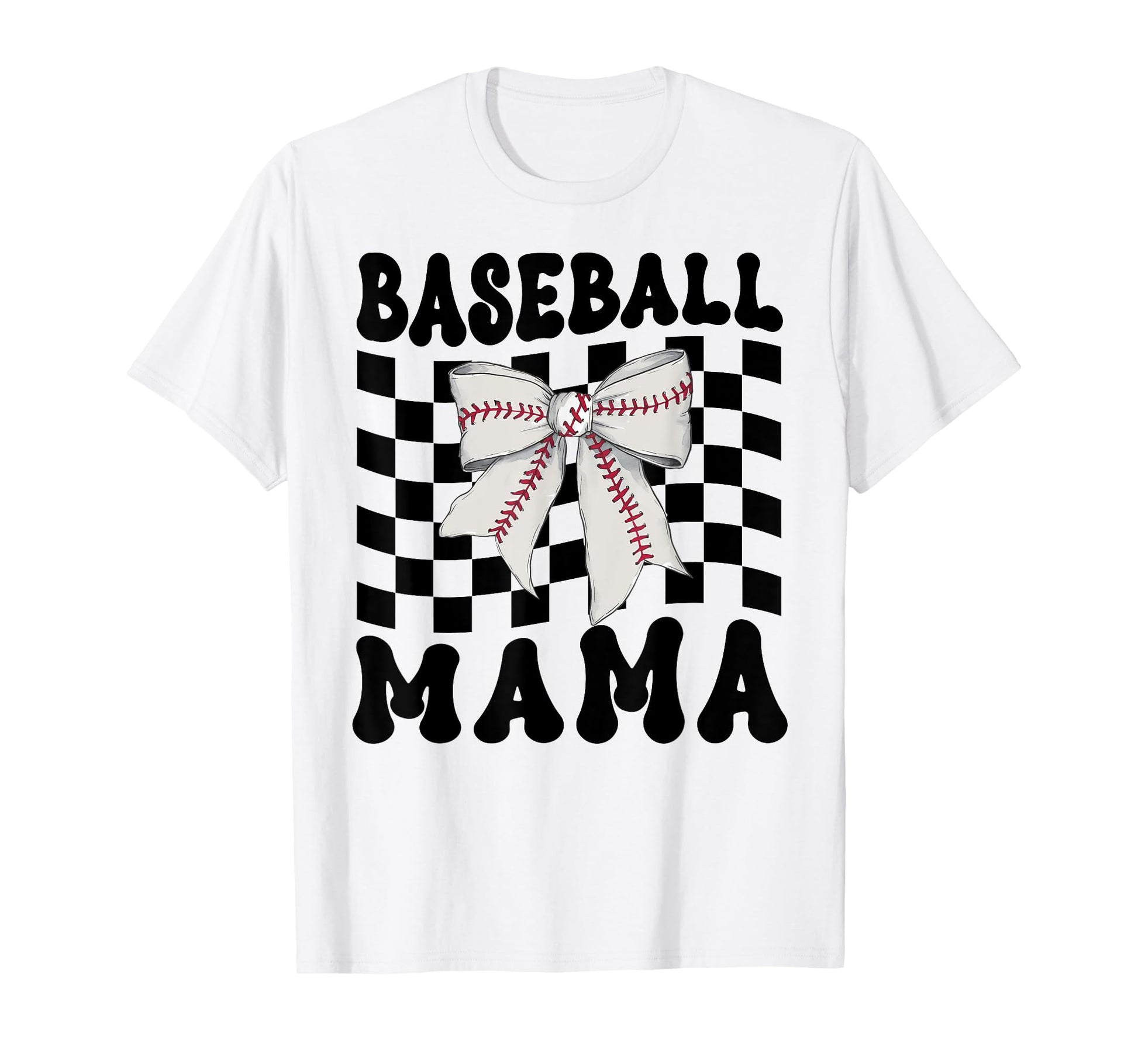 Baseball Mama Coquette Bow Game Day T-Shirt - Unique Graphic Men Women - T-Shirt, Sweatshirt, Hoodie