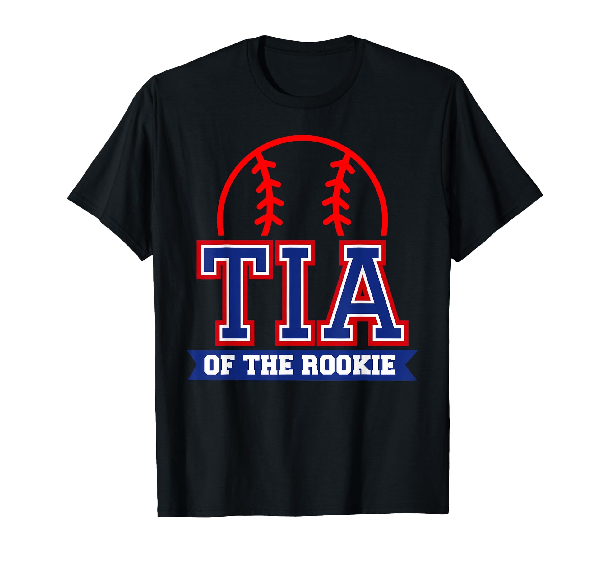 Tia Rookie 1St Birthday Baseball T-Shirt - Casual Everyday Wear Unisex - T-Shirt, Sweatshirt, Hoodie