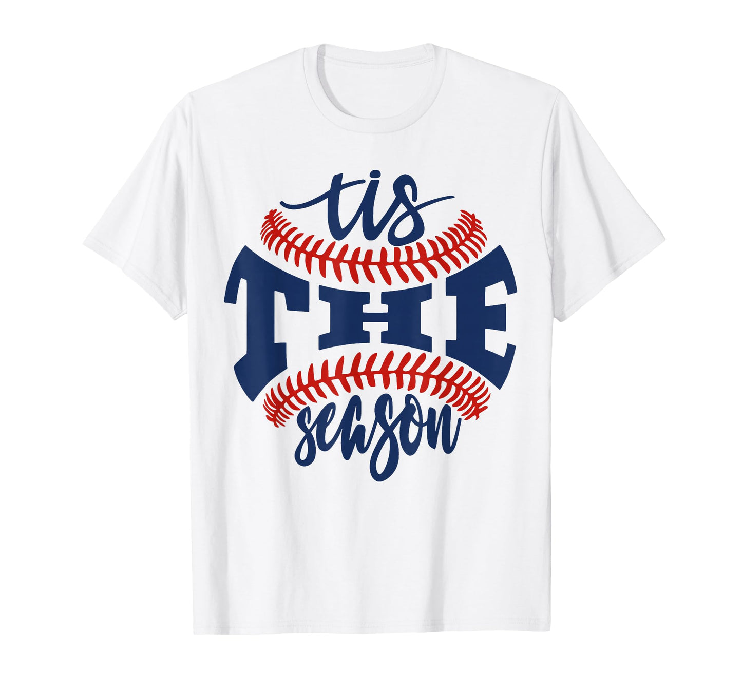 Tis Season Baseball Softball Lovers T-Shirt - Minimalist Print Men Women - T-Shirt, Sweatshirt, Hoodie