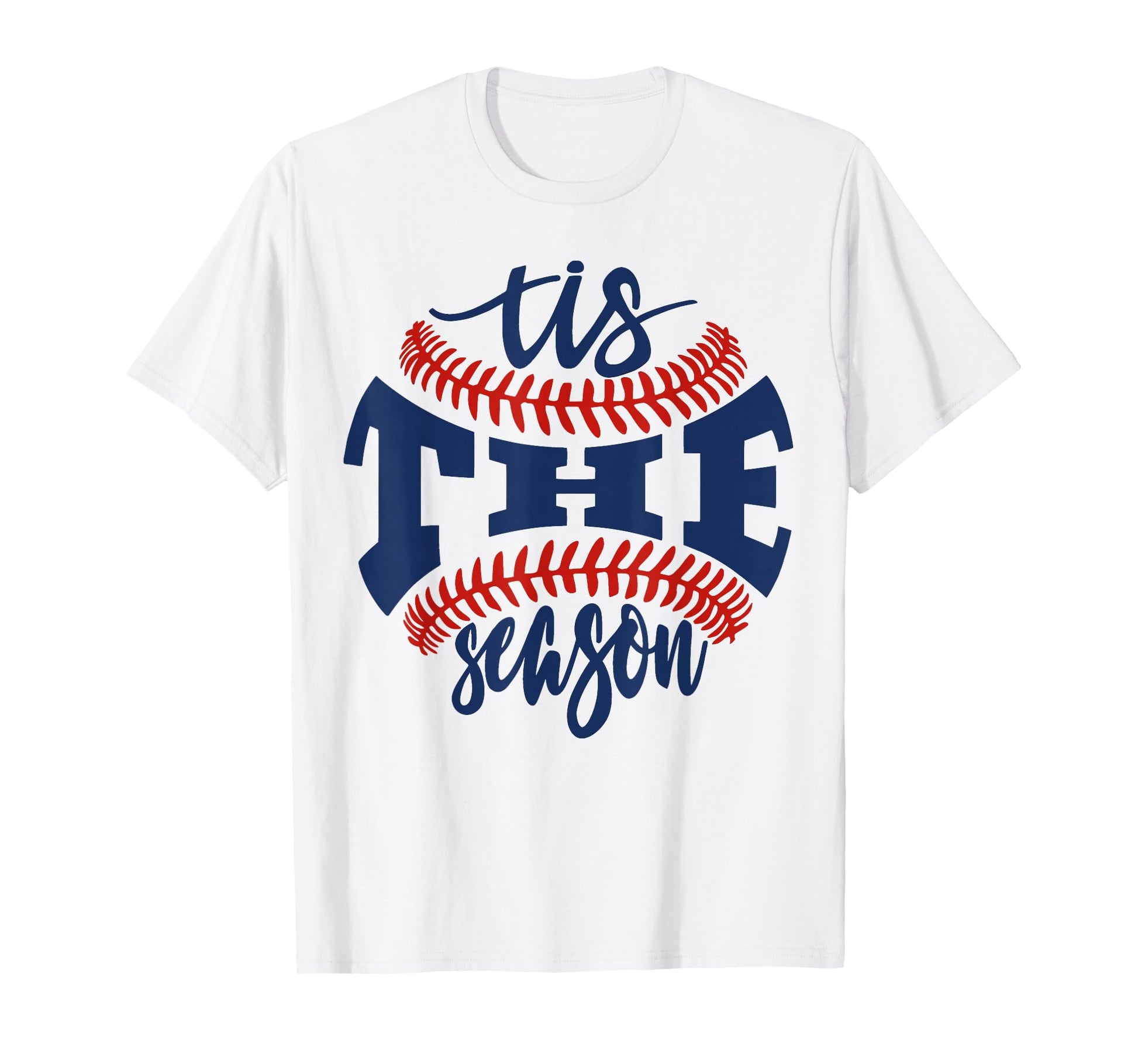 Tis Season Baseball Softball Lovers T-Shirt - Minimalist Print Men Women - T-Shirt, Sweatshirt, Hoodie