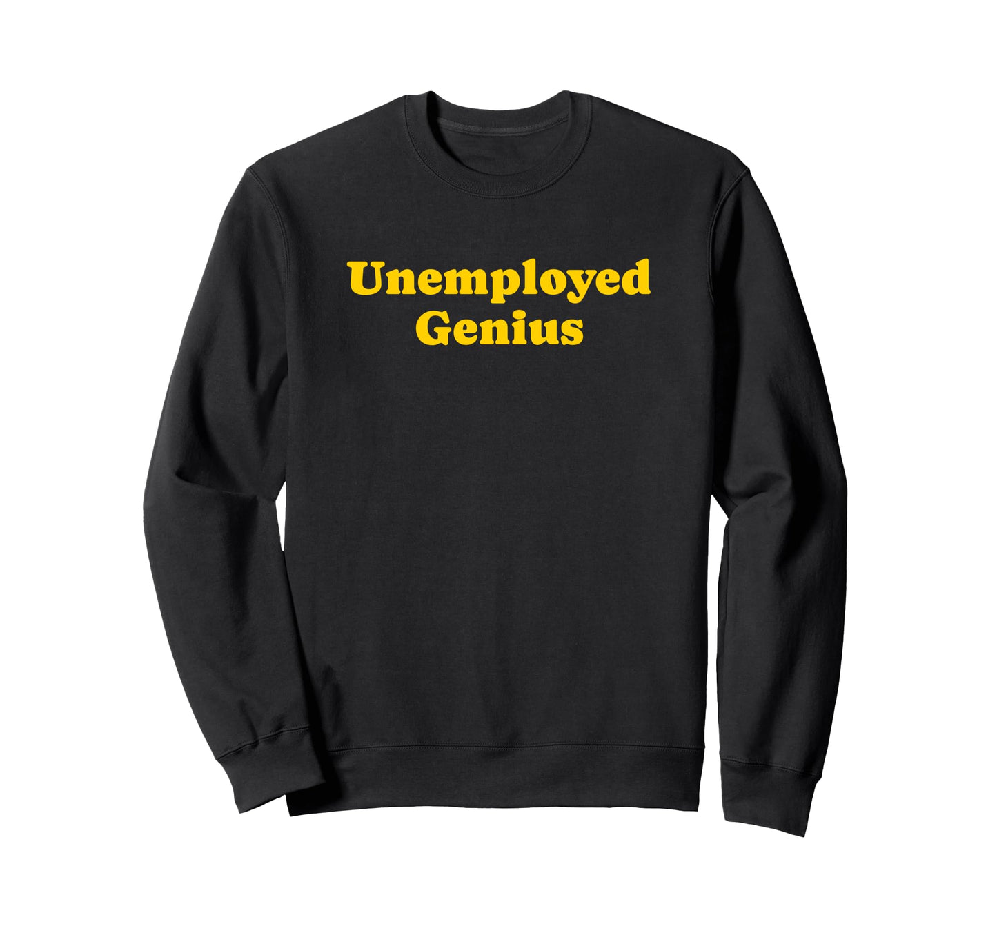 Unemployed Genius Funny Y2K Sweatshirt - Casual Everyday Wear Unisex - T-Shirt, Sweatshirt, Hoodie