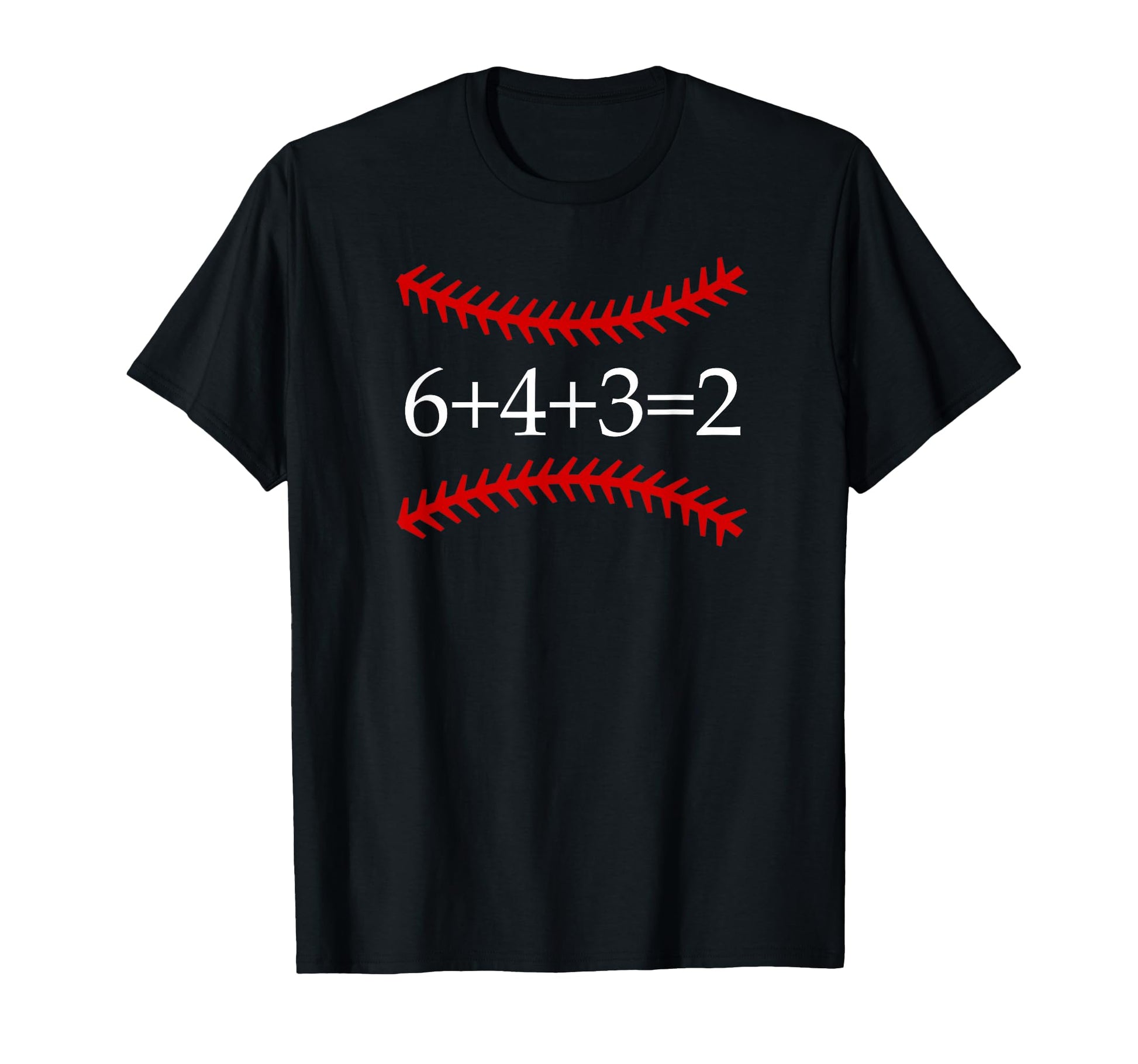 6 4 3 2 Baseball Math Softball Game T-Shirt - Novelty Apparel for Adults - T-Shirt, Sweatshirt, Hoodie