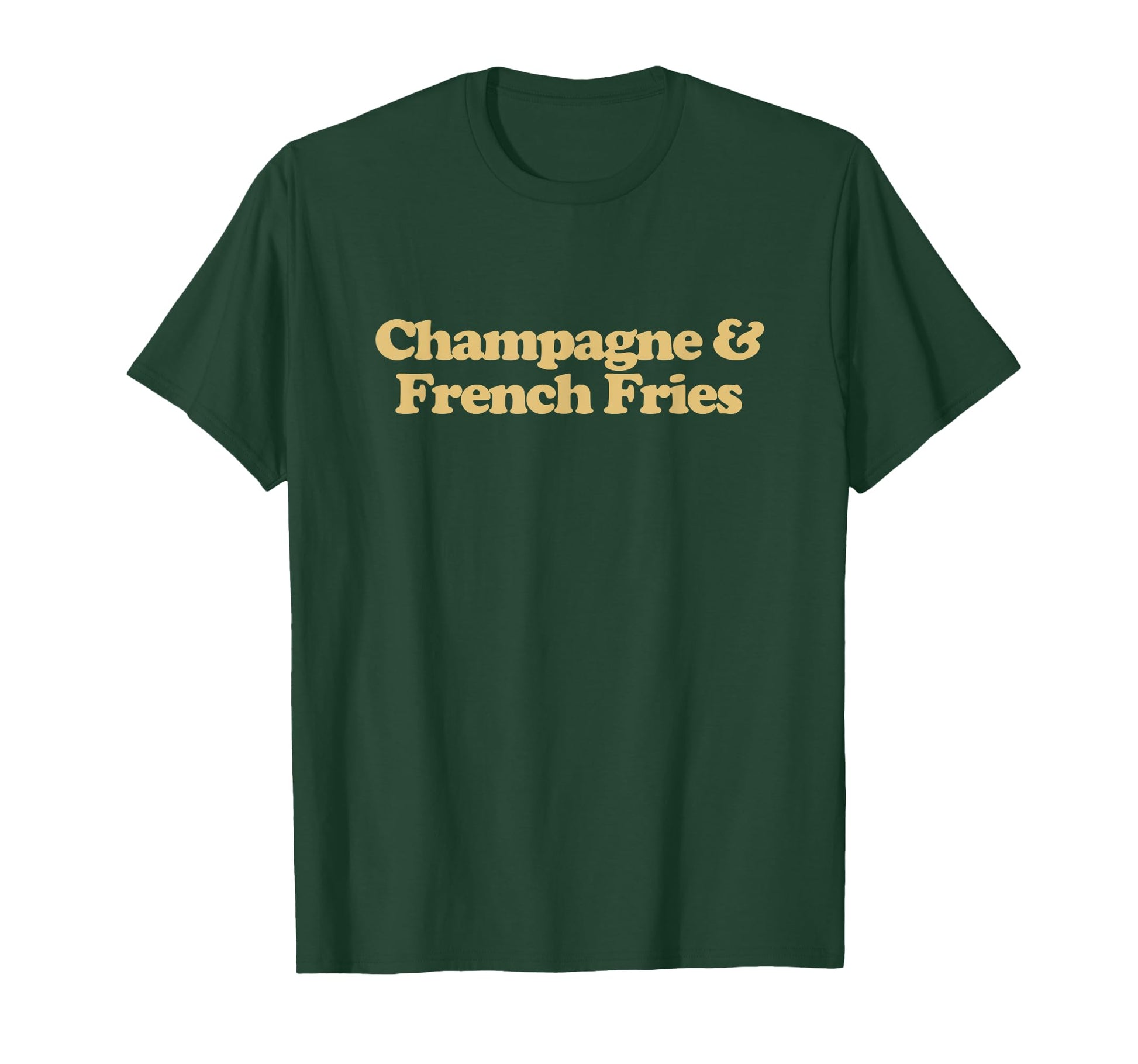 Champagne And French Fries Y2K T-Shirt - Casual Everyday Wear Men Women - T-Shirt, Sweatshirt, Hoodie