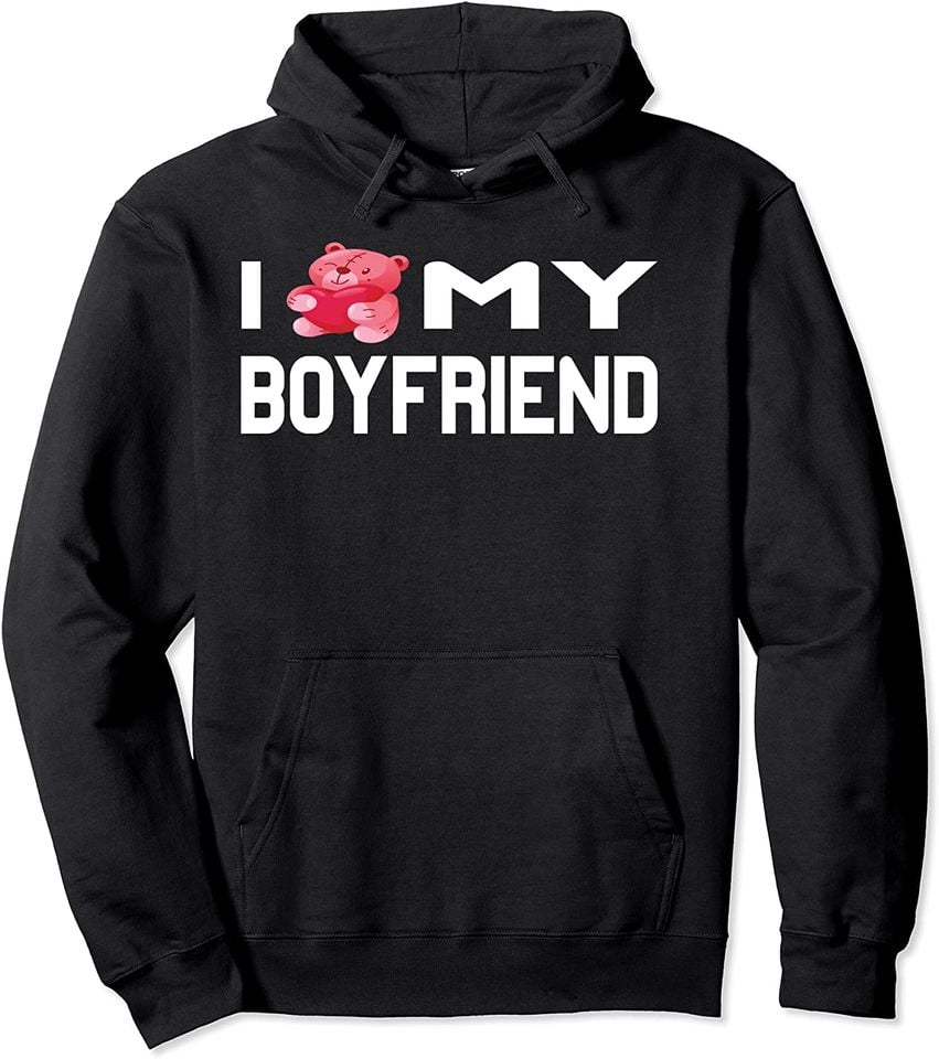 I Love My Boy Friend - Adult & Kids T-Shirts, Sweatshirts & Hoodies apparel design preview 1
