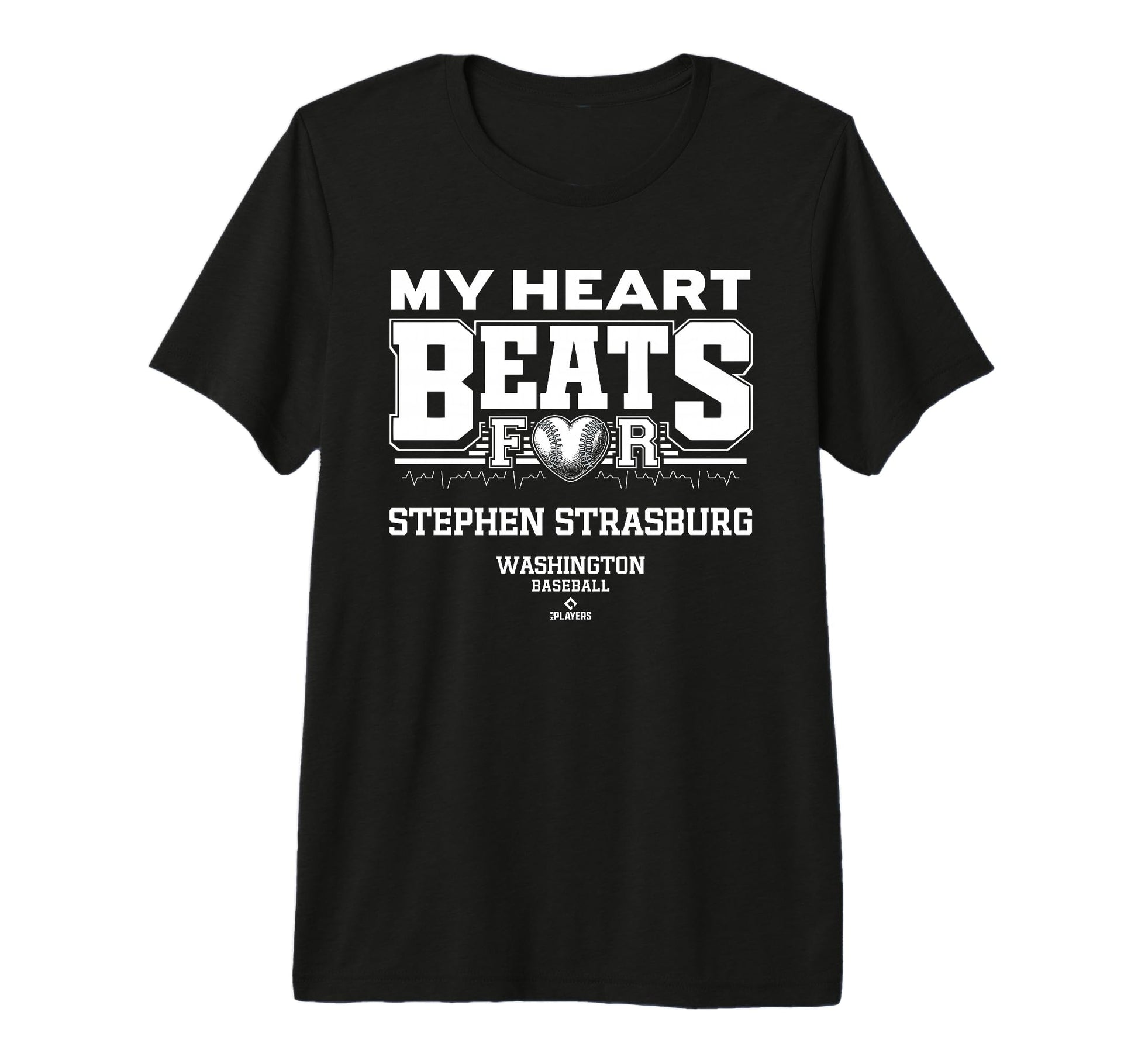 My Heart Beats Stephen Strasburg T-Shirt - Trendy Graphic for Adults - T-Shirt, Sweatshirt, Hoodie