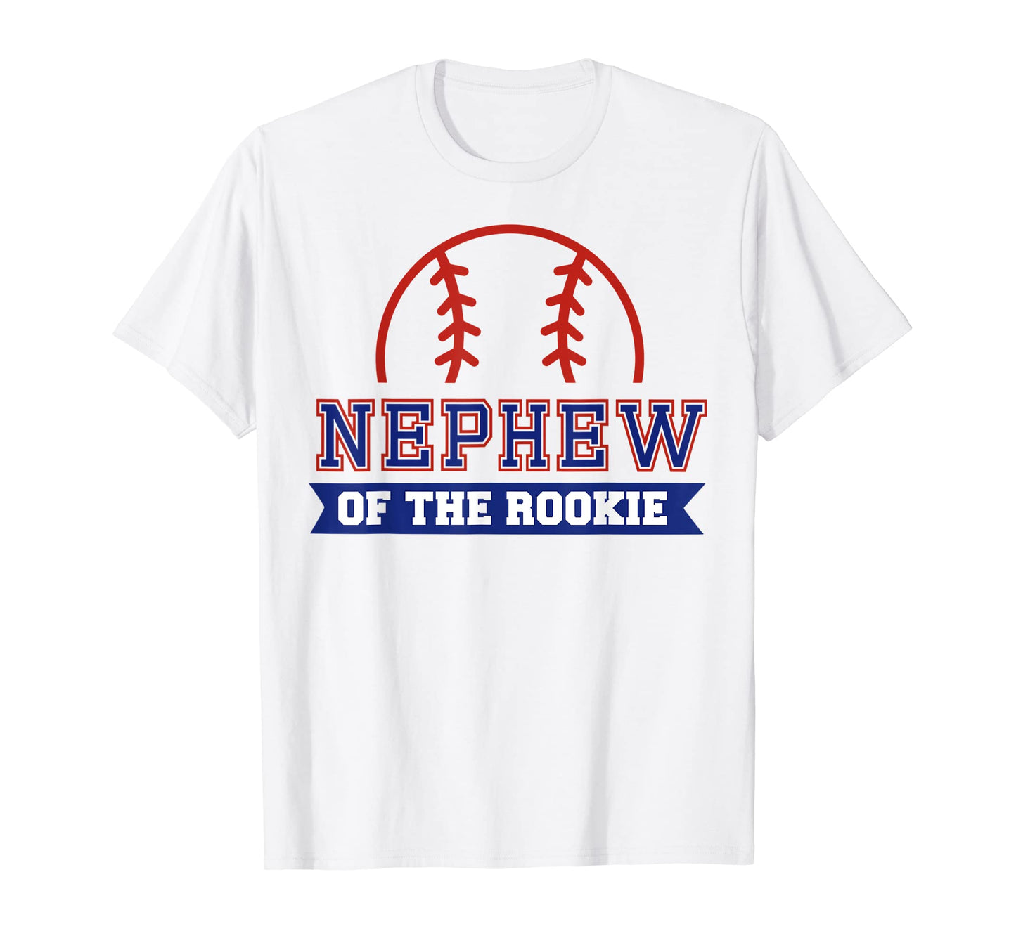Nephew Rookie 1St Birthday Baseball T-Shirt - Custom Art Print Unisex - T-Shirt, Sweatshirt, Hoodie