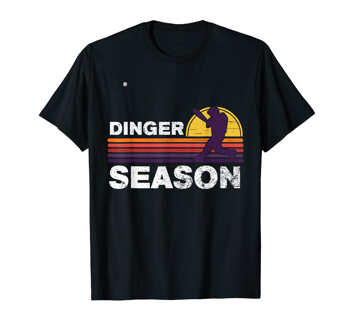 Dinger Season Homerun Baseball T-Shirt - Fun Novelty Design Men Women - T-Shirt, Sweatshirt, Hoodie