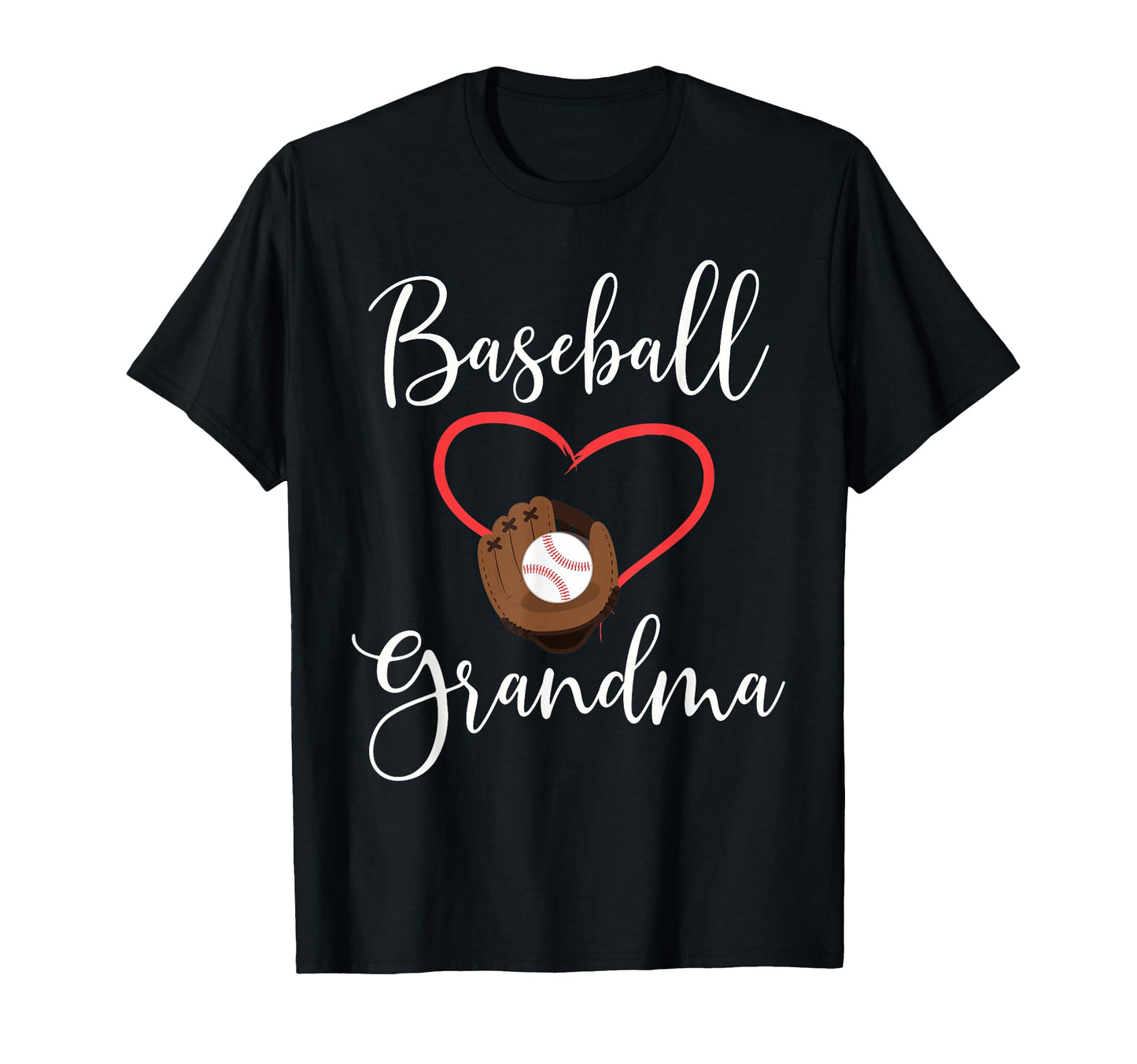 Funny Baseball Grandma Sport Mom Mother T-Shirt - Unique Graphic Men Women - T-Shirt, Sweatshirt, Hoodie
