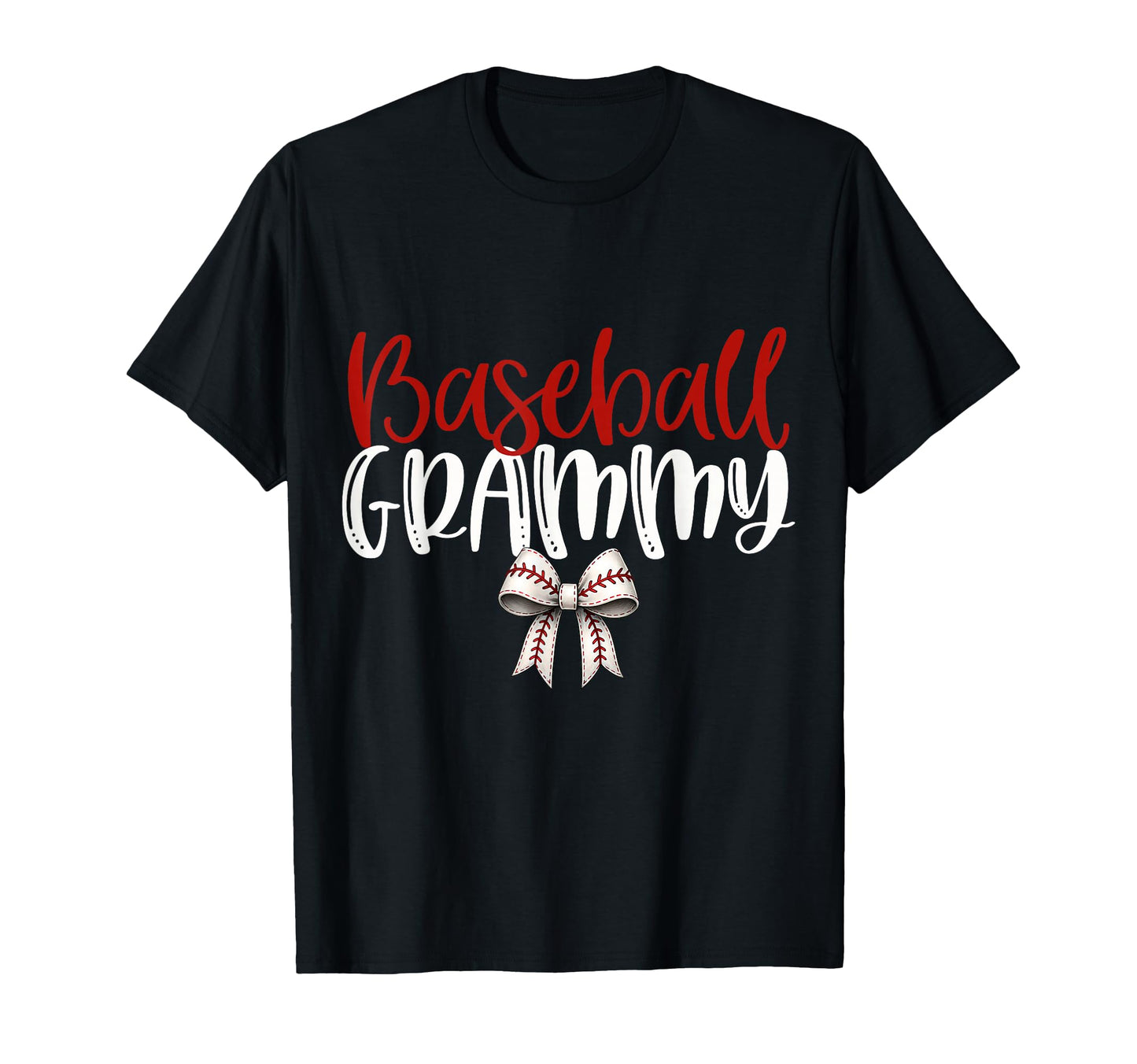 Baseball Grammy Coquette Bow Game Day T-Shirt - Minimalist Print Men Women - T-Shirt, Sweatshirt, Hoodie