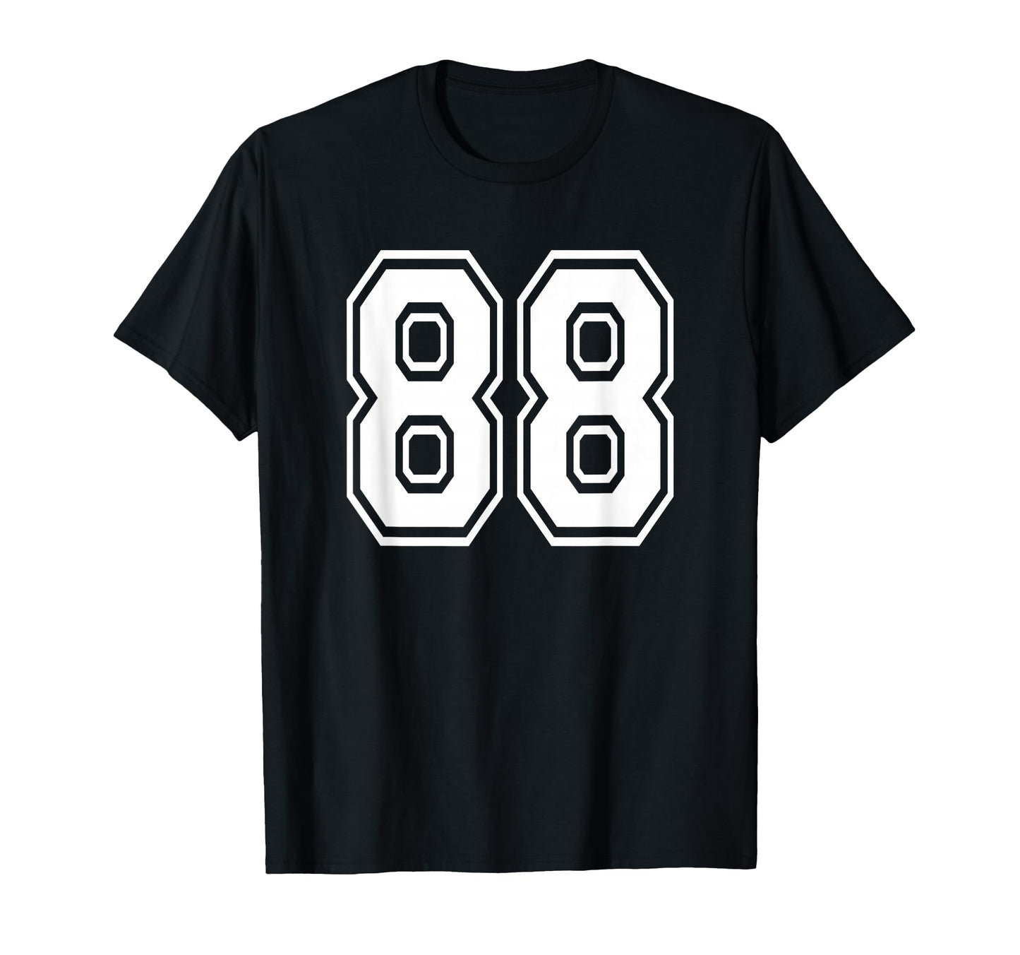 Number 88 Numbered Uniform Sports T-Shirt - Graphic Print for Adults - T-Shirt, Sweatshirt, Hoodie