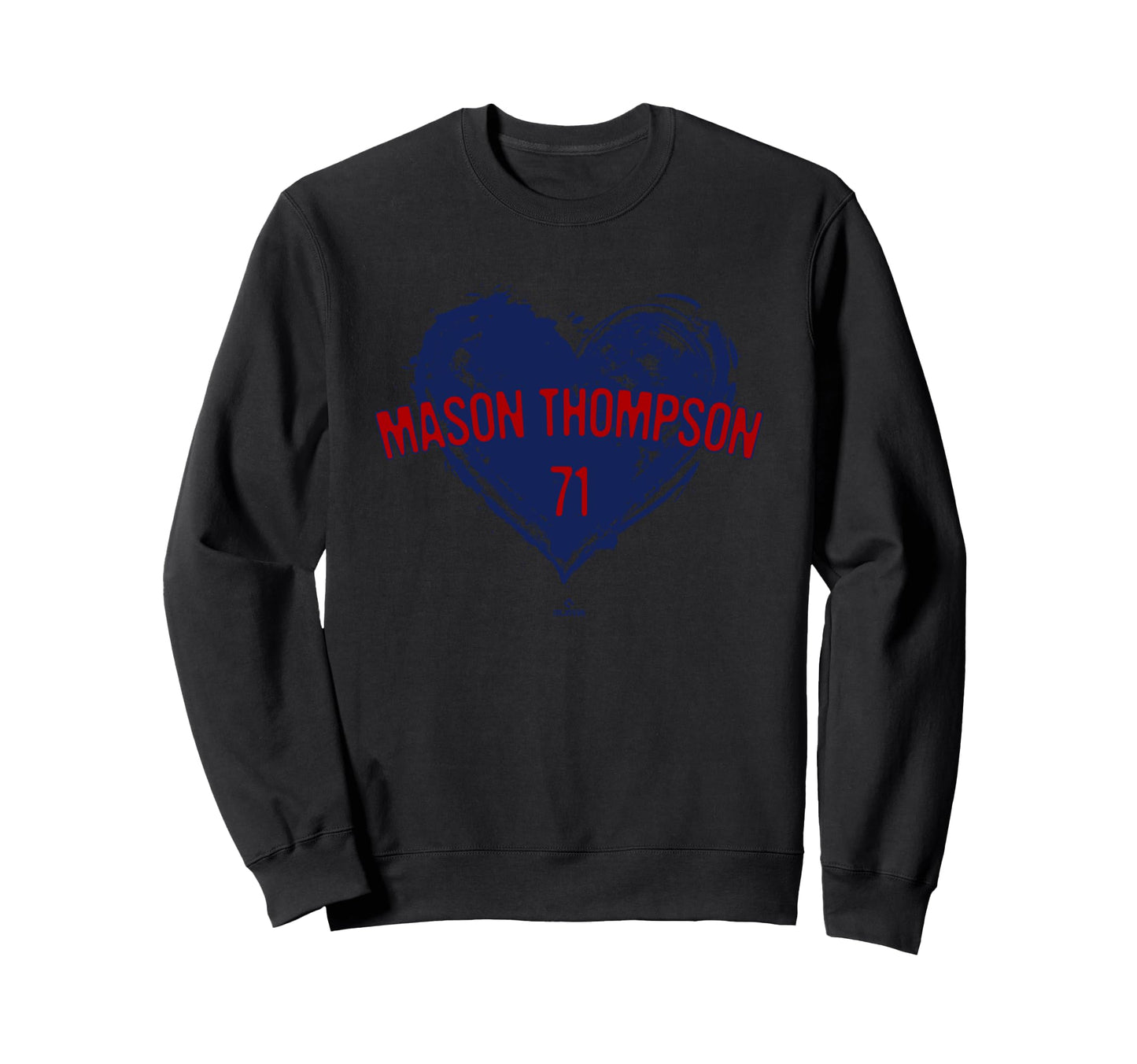 Distressed Heart Mason Thompson Sweatshirt - Novelty Apparel Men Women - T-Shirt, Sweatshirt, Hoodie