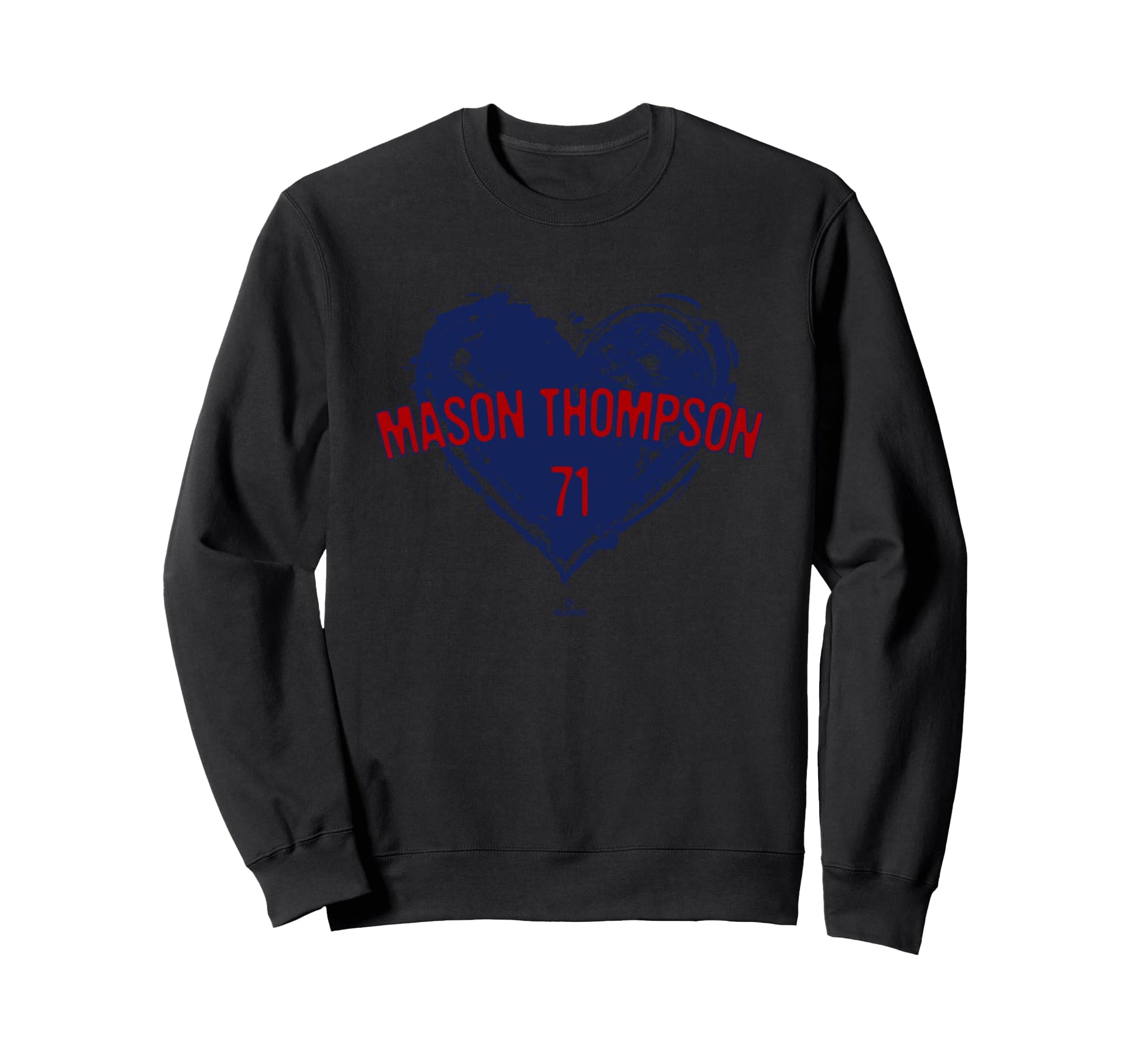 Distressed Heart Mason Thompson Sweatshirt - Novelty Apparel Men Women - T-Shirt, Sweatshirt, Hoodie