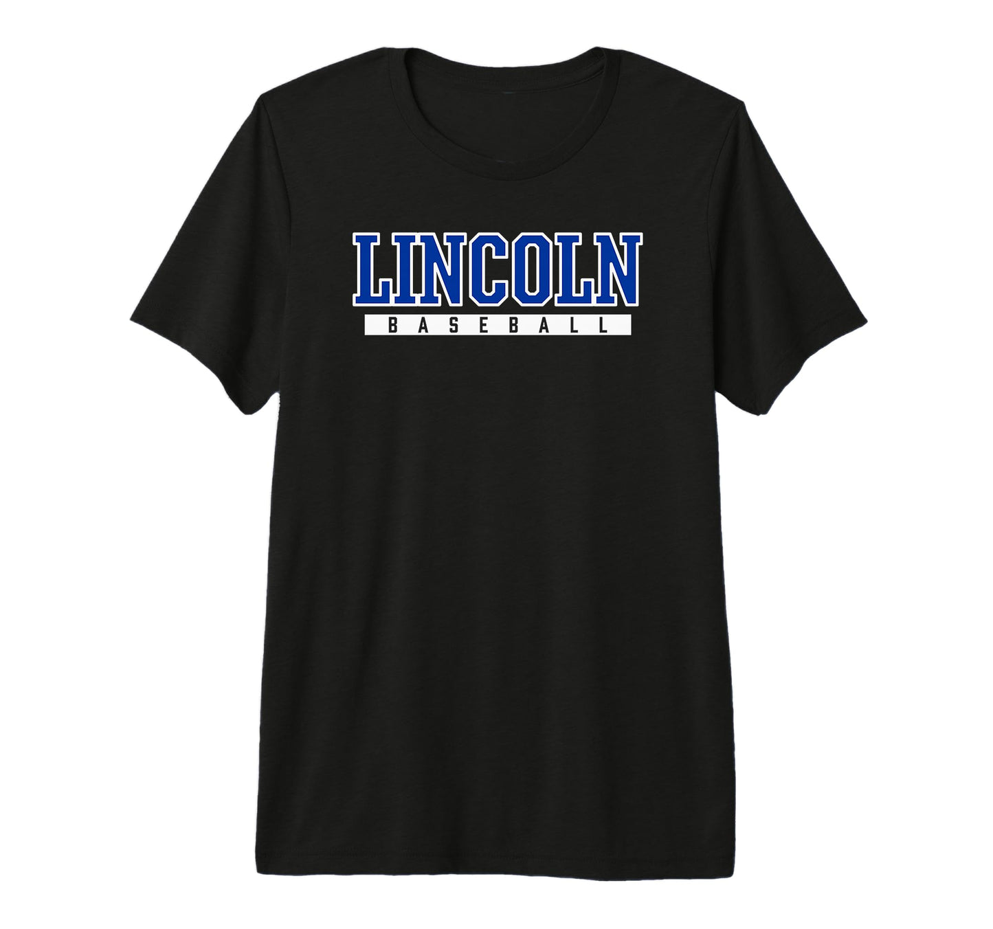 Lincoln High School Baseball Tri T-Shirt - Fun Novelty Design for Adults - T-Shirt, Sweatshirt, Hoodie