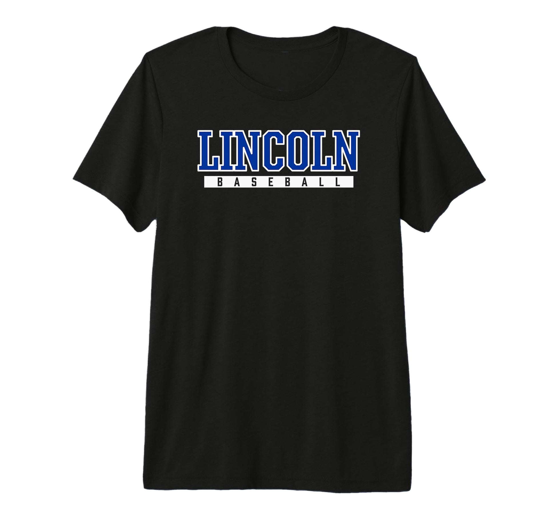 Lincoln High School Baseball Tri T-Shirt - Fun Novelty Design for Adults - T-Shirt, Sweatshirt, Hoodie