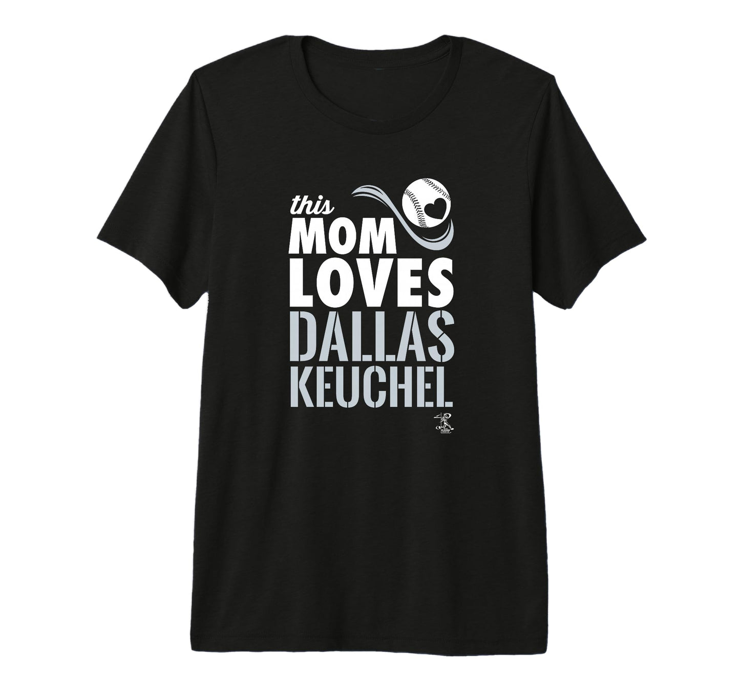 Dallas Keuchel This Mom Loves Tri Blend T-Shirt - Trendy Graphic for Adults - T-Shirt, Sweatshirt, Hoodie