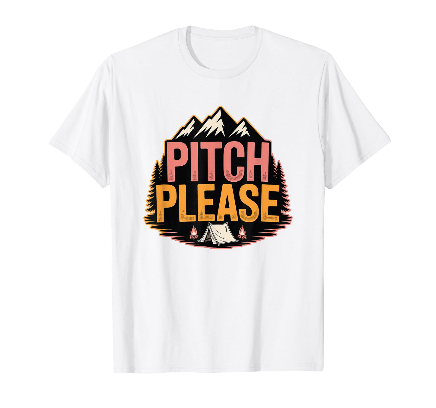 Funny Camping Sarcastic Camper Tent T-Shirt - Trendy Graphic for Adults - T-Shirt, Sweatshirt, Hoodie