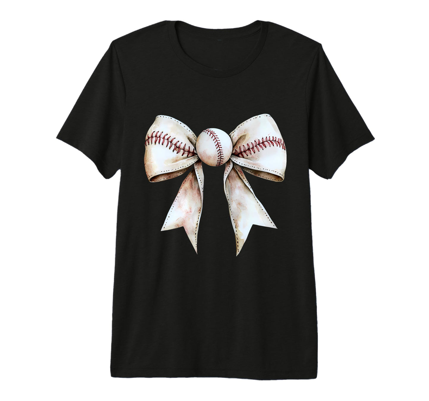 Baseball Coquette Bow Baseball Mom Tri T-Shirt - Unique Graphic Unisex - T-Shirt, Sweatshirt, Hoodie