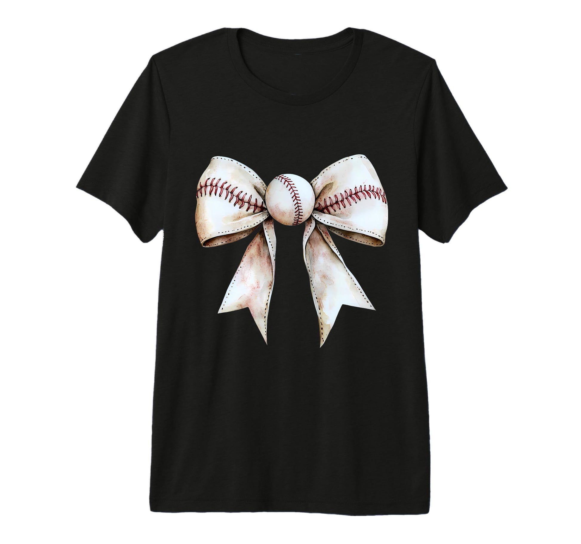 Baseball Coquette Bow Baseball Mom Tri T-Shirt - Unique Graphic Unisex - T-Shirt, Sweatshirt, Hoodie