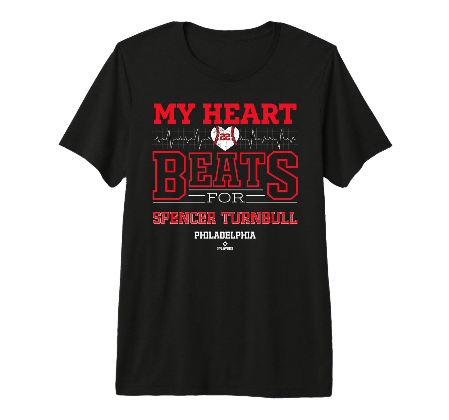 My Heart Beats Spencer Turnbull T-Shirt - Unique Graphic Unisex - T-Shirt, Sweatshirt, Hoodie