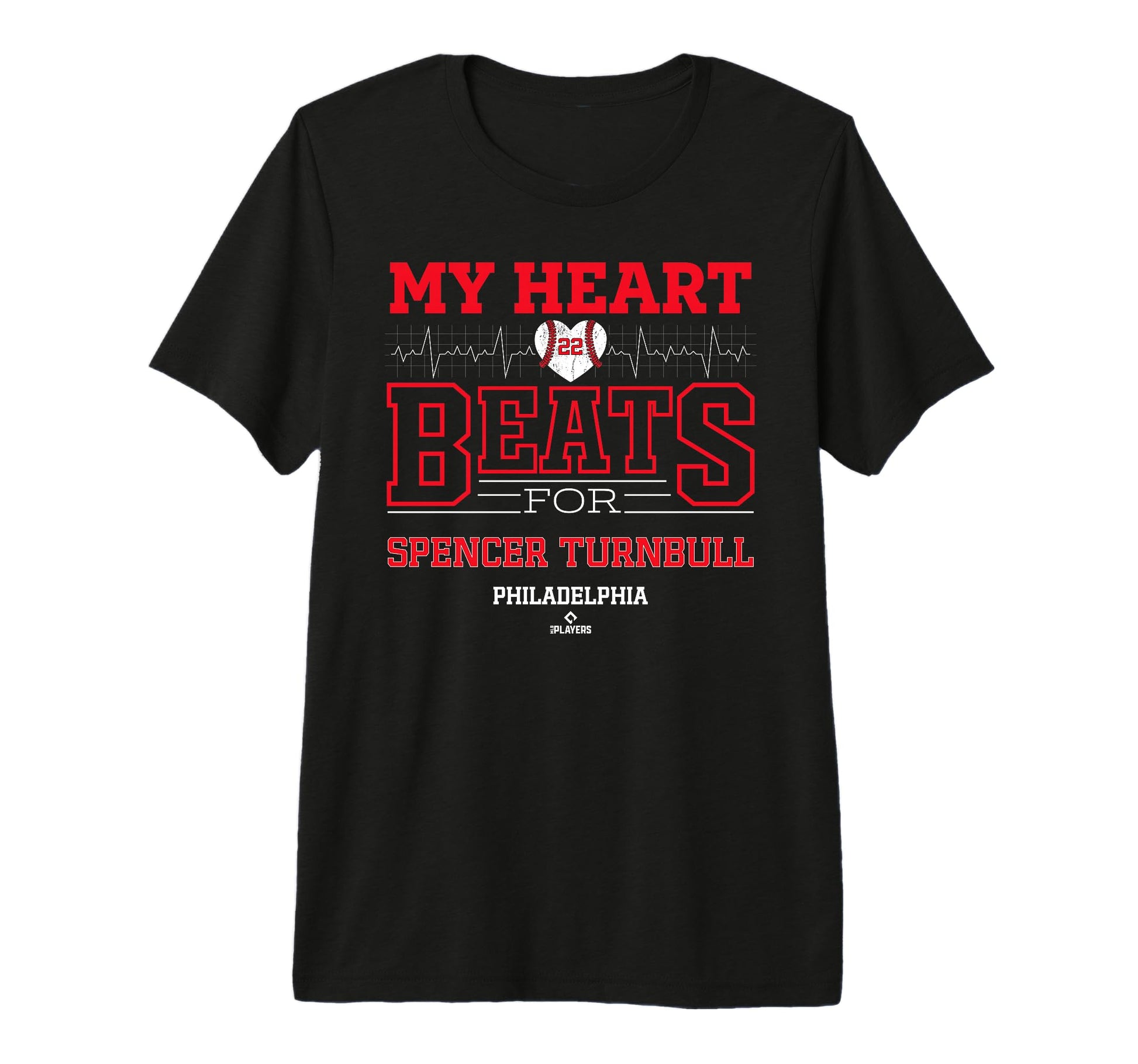 My Heart Beats Spencer Turnbull T-Shirt - Unique Graphic Unisex - T-Shirt, Sweatshirt, Hoodie