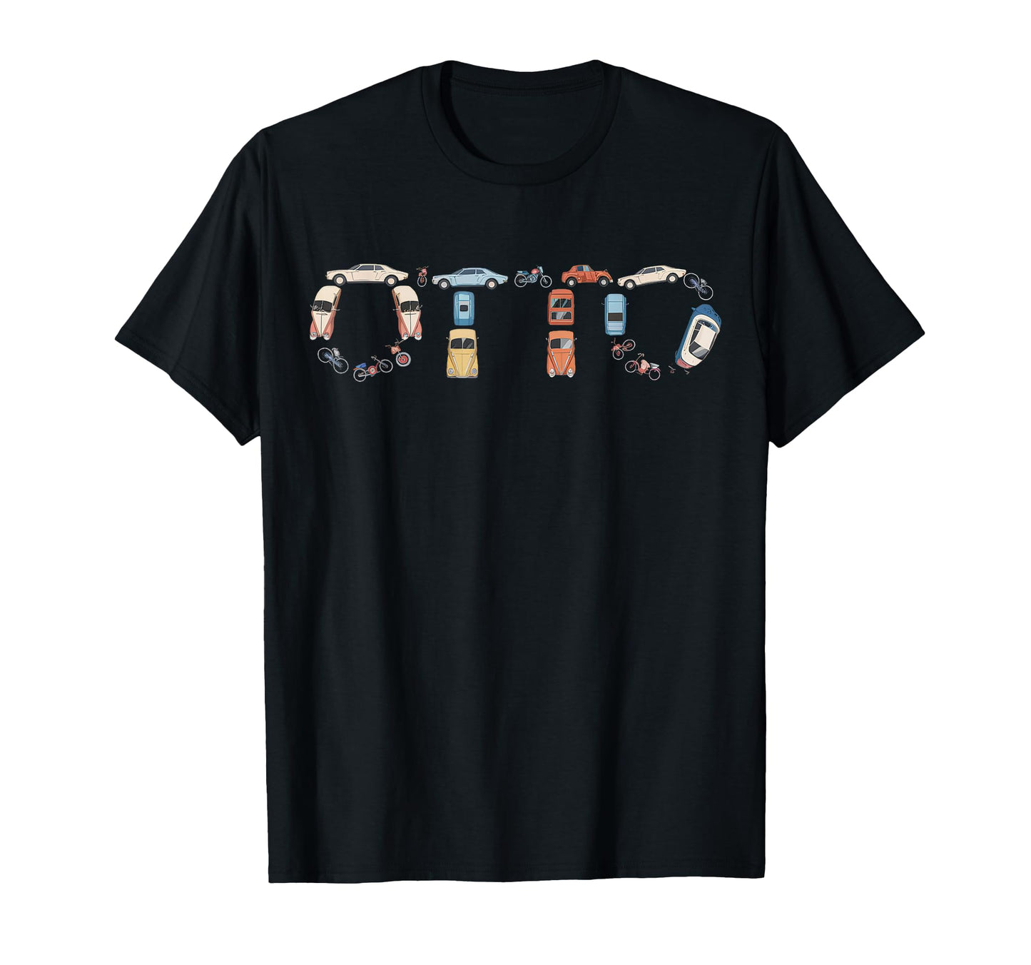 Otto Custom Name Personalized Cars T-Shirt - Custom Art Print Men Women - T-Shirt, Sweatshirt, Hoodie
