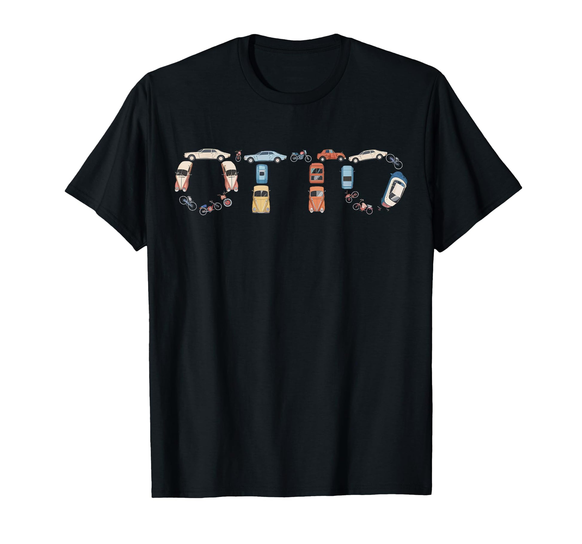 Otto Custom Name Personalized Cars T-Shirt - Custom Art Print Men Women - T-Shirt, Sweatshirt, Hoodie